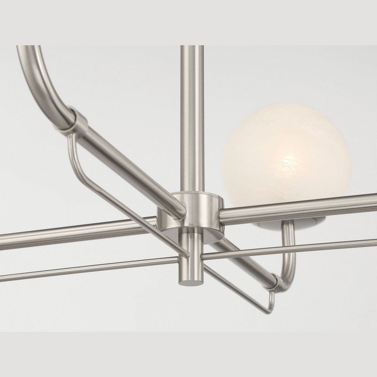Minka-Lavery - 3797-84 - Four Light Chandelier - Whitehall - Brushed Nickel