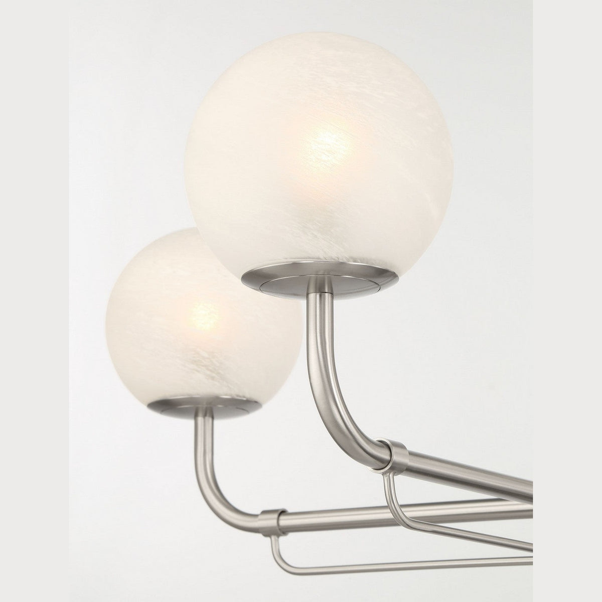 Minka-Lavery - 3797-84 - Four Light Chandelier - Whitehall - Brushed Nickel