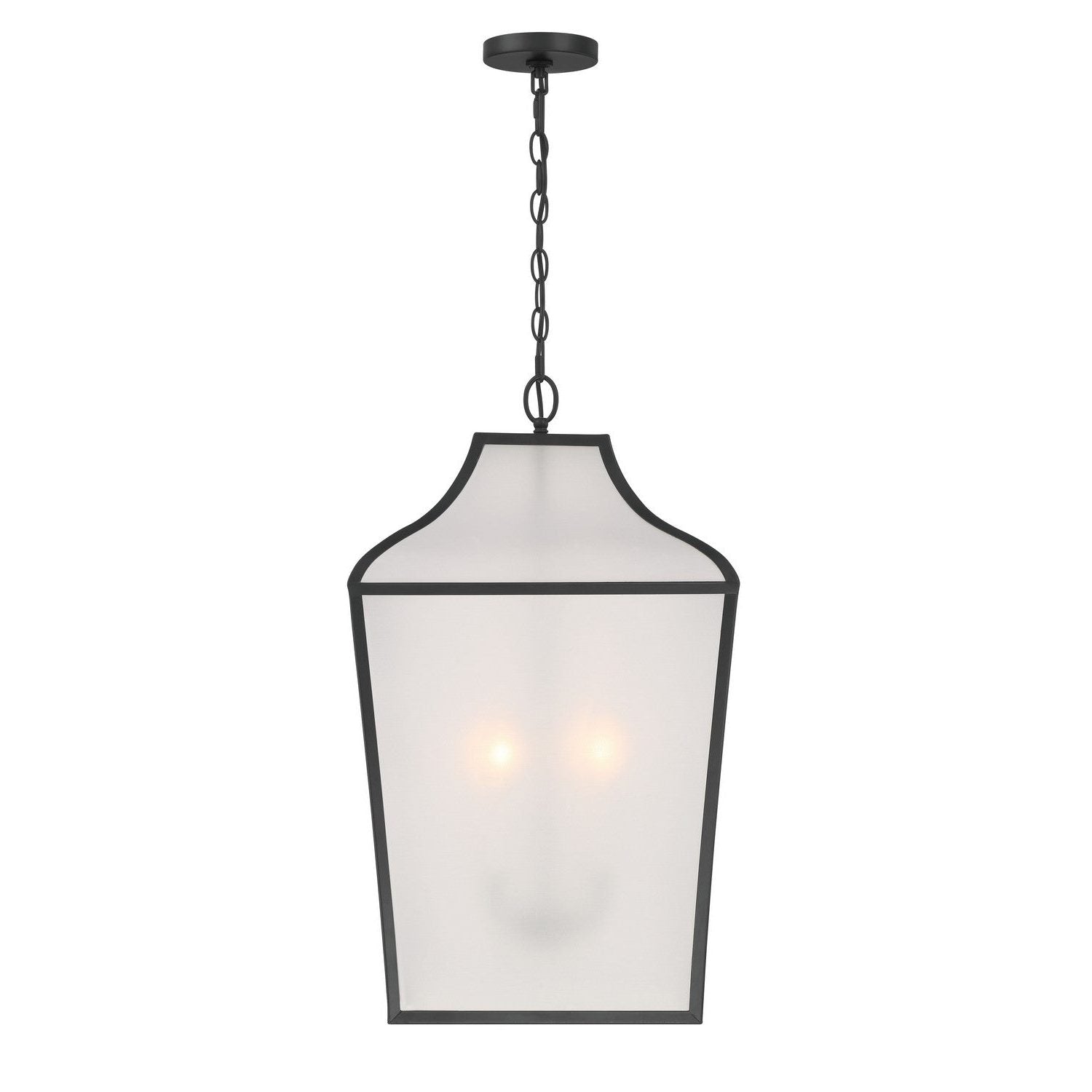Minka-Lavery - 3804-899 - Four Light Pendant - Velena - Dark Matte Black