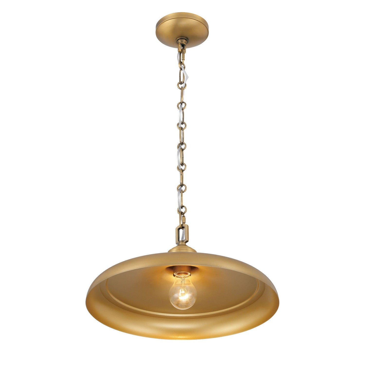 Minka-Lavery - 3935-732 - One Light Pendant - Crowne - Legacy Brass