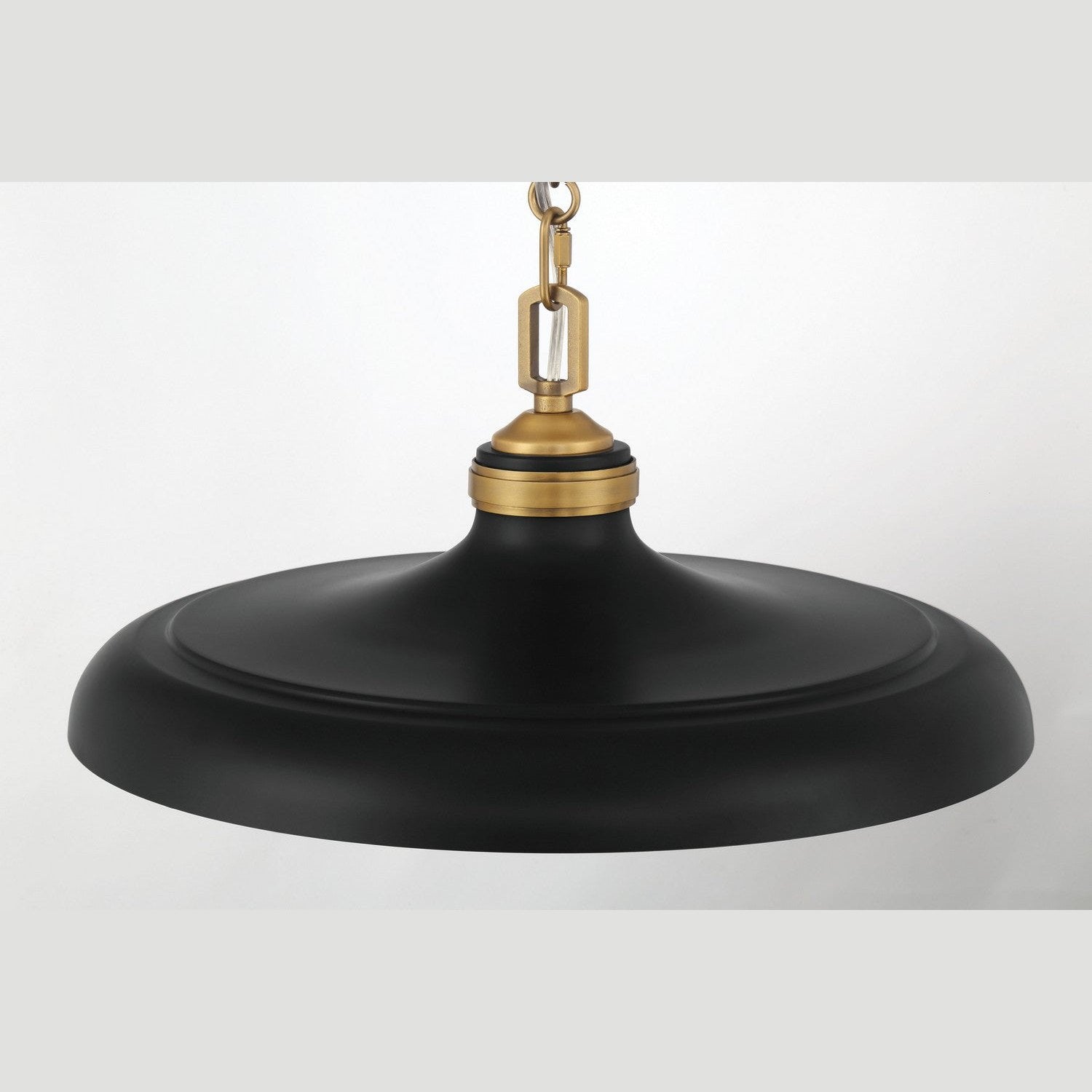 Minka-Lavery - 3935-876 - One Light Pendant - Crowne - Legacy Brass & Dark Matte Blac