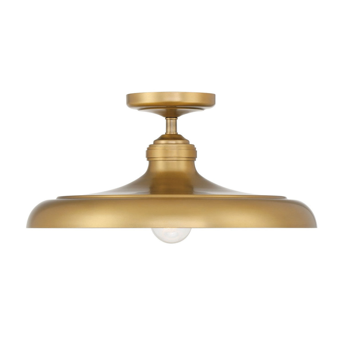 Minka-Lavery - 3936-732 - One Light Semi Flush Mount - Crowne - Legacy Brass