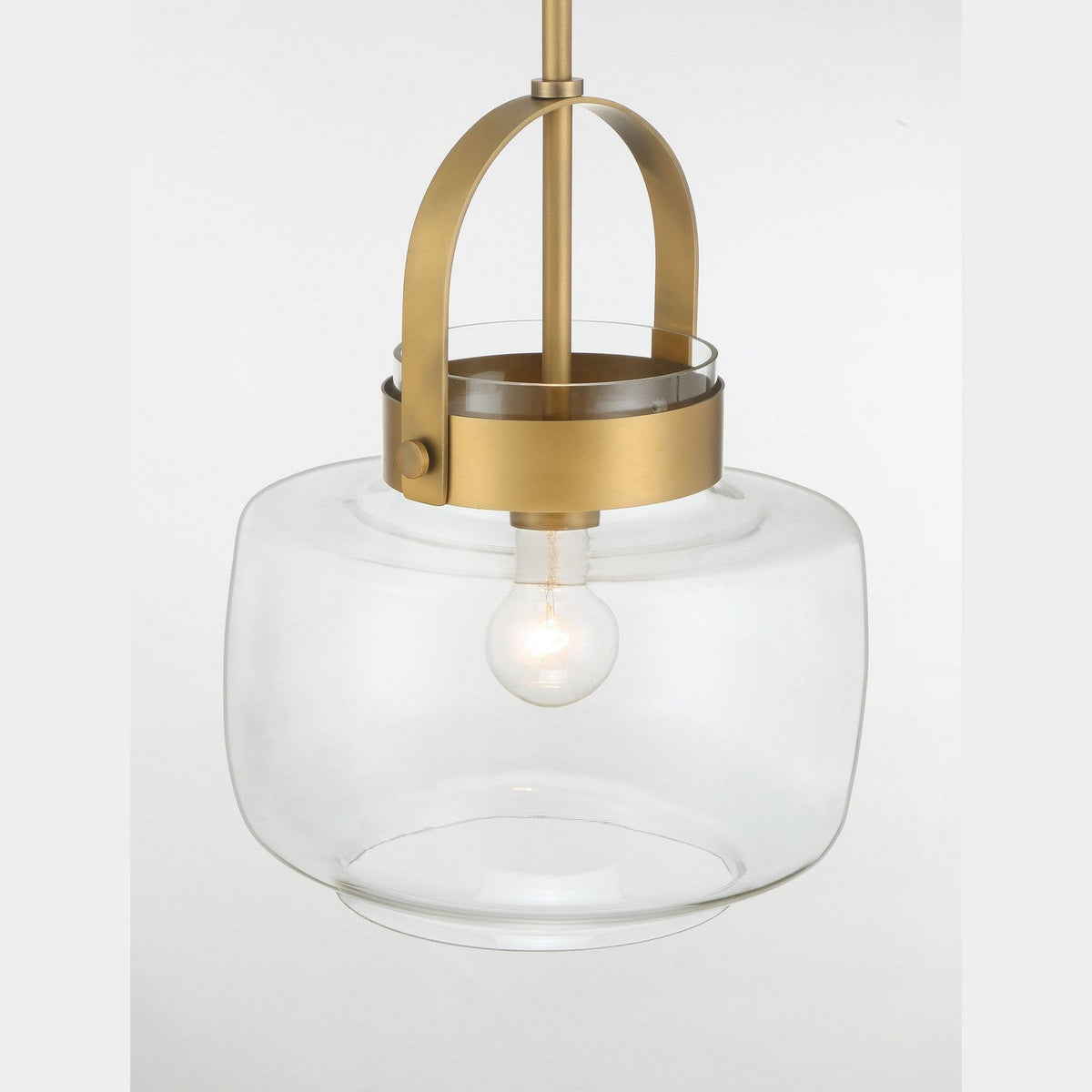 Minka-Lavery - 3937-732 - One Light Pendant - Wickglow - Legacy Brass