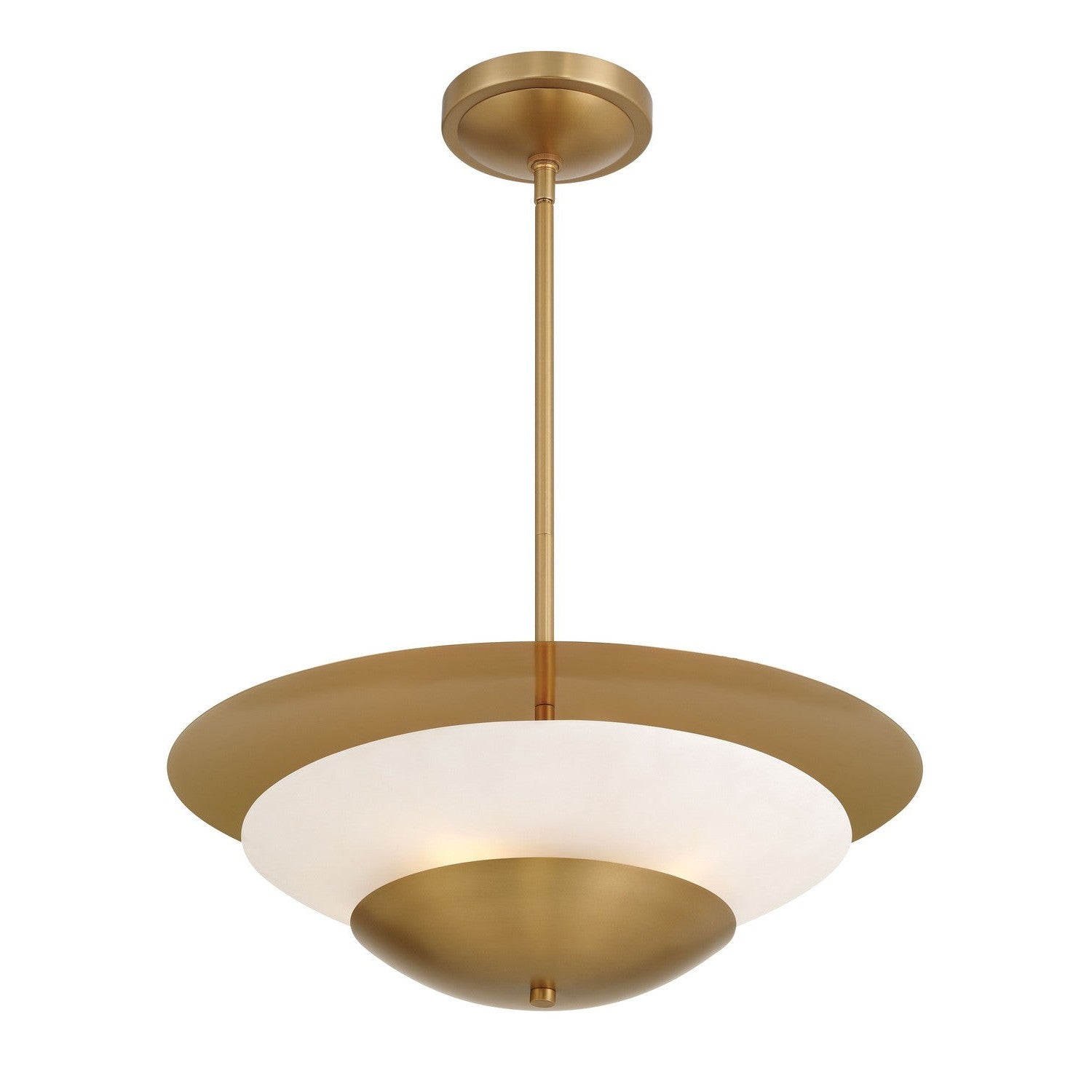 Minka-Lavery - 3944-732 - Four Light Pendant - Solara - Legacy Brass