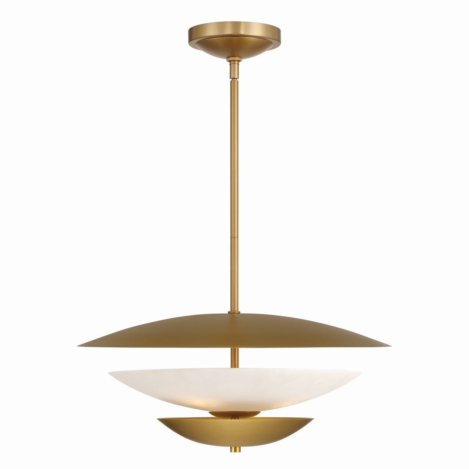 Minka-Lavery - 3944-732 - Four Light Pendant - Solara - Legacy Brass