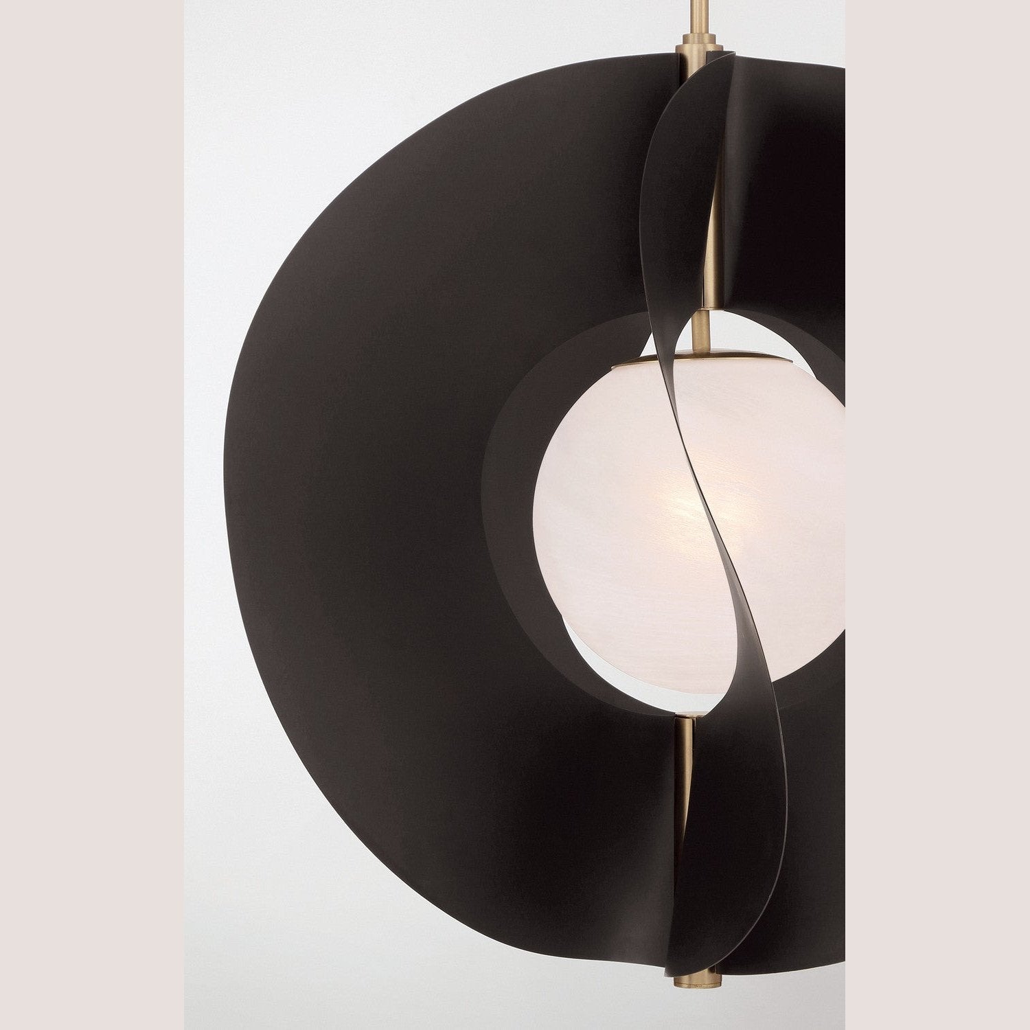 Minka-Lavery - 3951-855 - One Light Pendant - Gloria - Legacy Brass & Dark Bronze