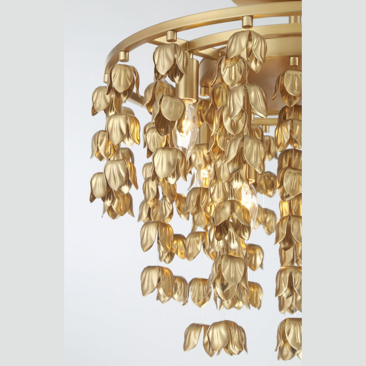 Minka-Lavery - 3965-732 - Six Light Semi Flush Mount - Ashgrove - Legacy Brass