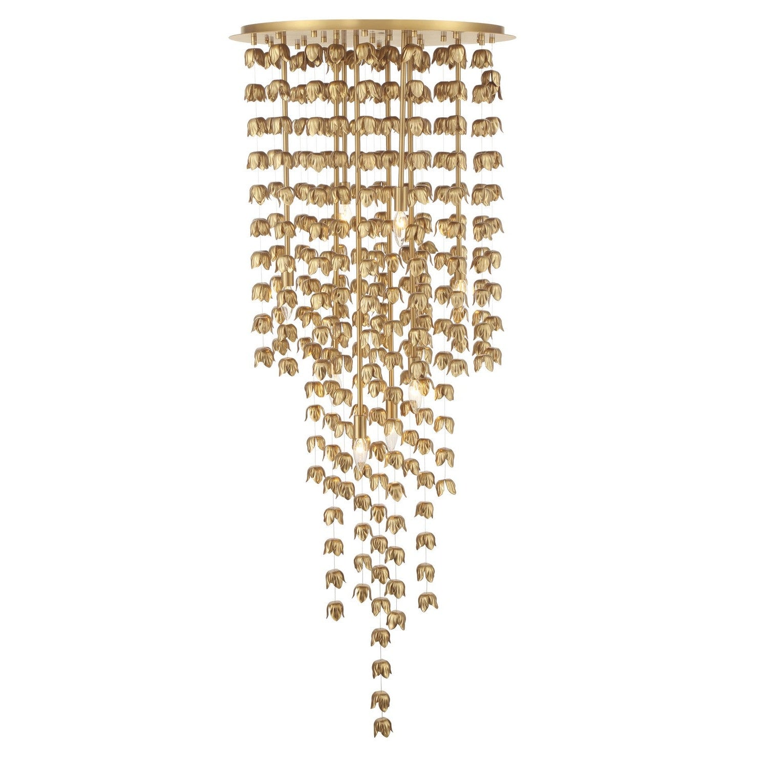 Minka-Lavery - 3967-732 - Eight Light Pendant - Ashgrove - Legacy Brass