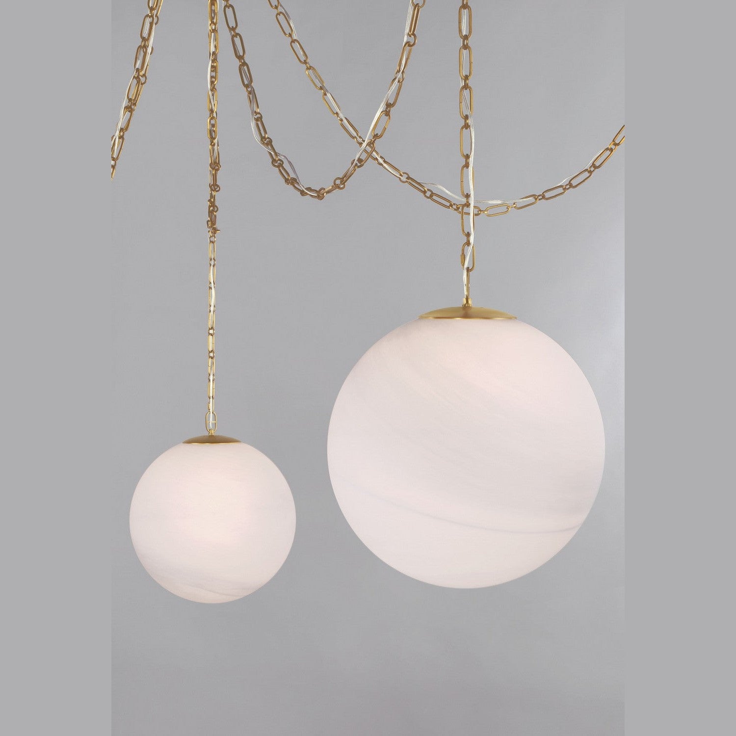 Minka-Lavery - 5219-732 - Five Light Pendant - Marbelle - Legacy Brass