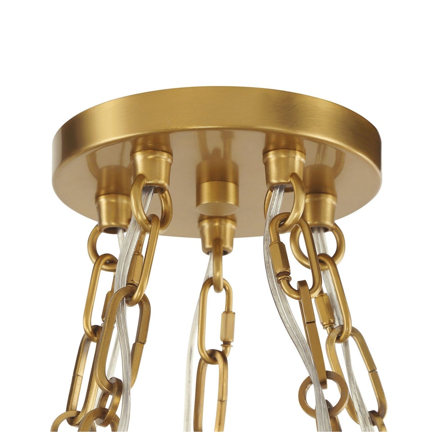 Minka-Lavery - 5219-732 - Five Light Pendant - Marbelle - Legacy Brass