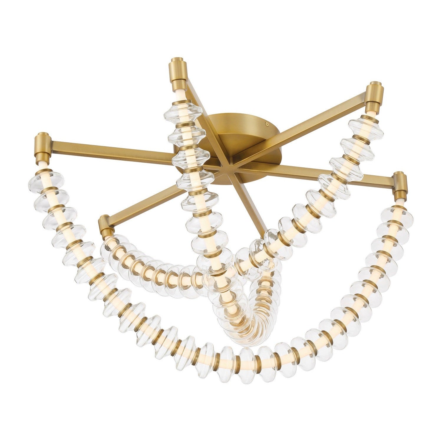 Minka-Lavery - 5645-732-L - LED Flush Mount - Pearl - Legacy Brass