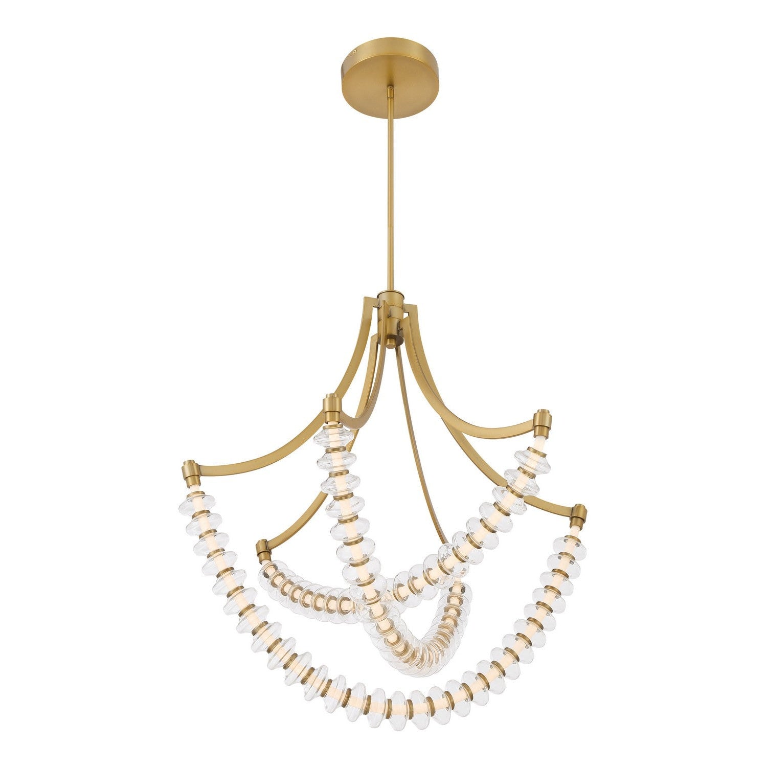 Minka-Lavery - 5646-732-L - LED Chandelier - Pearl - Legacy Brass