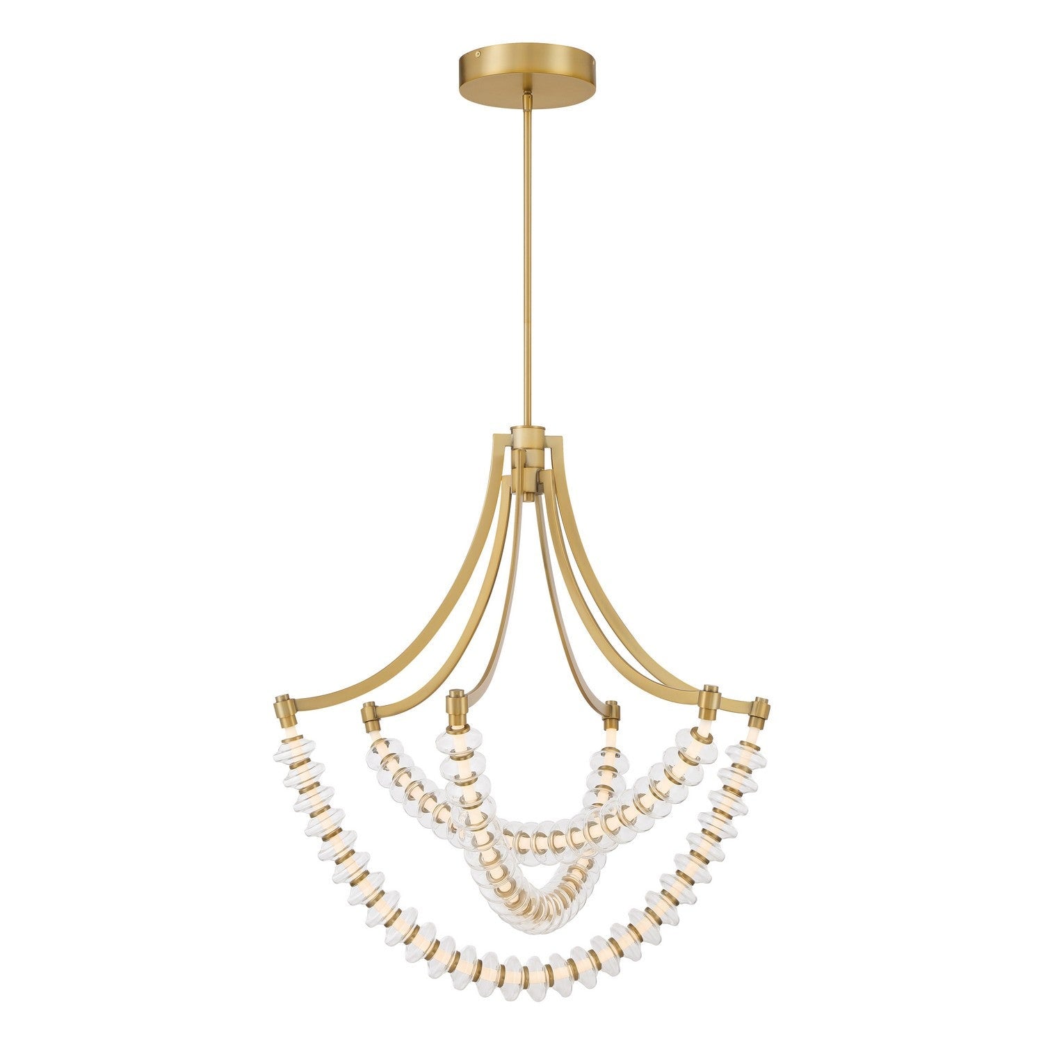 Minka-Lavery - 5646-732-L - LED Chandelier - Pearl - Legacy Brass