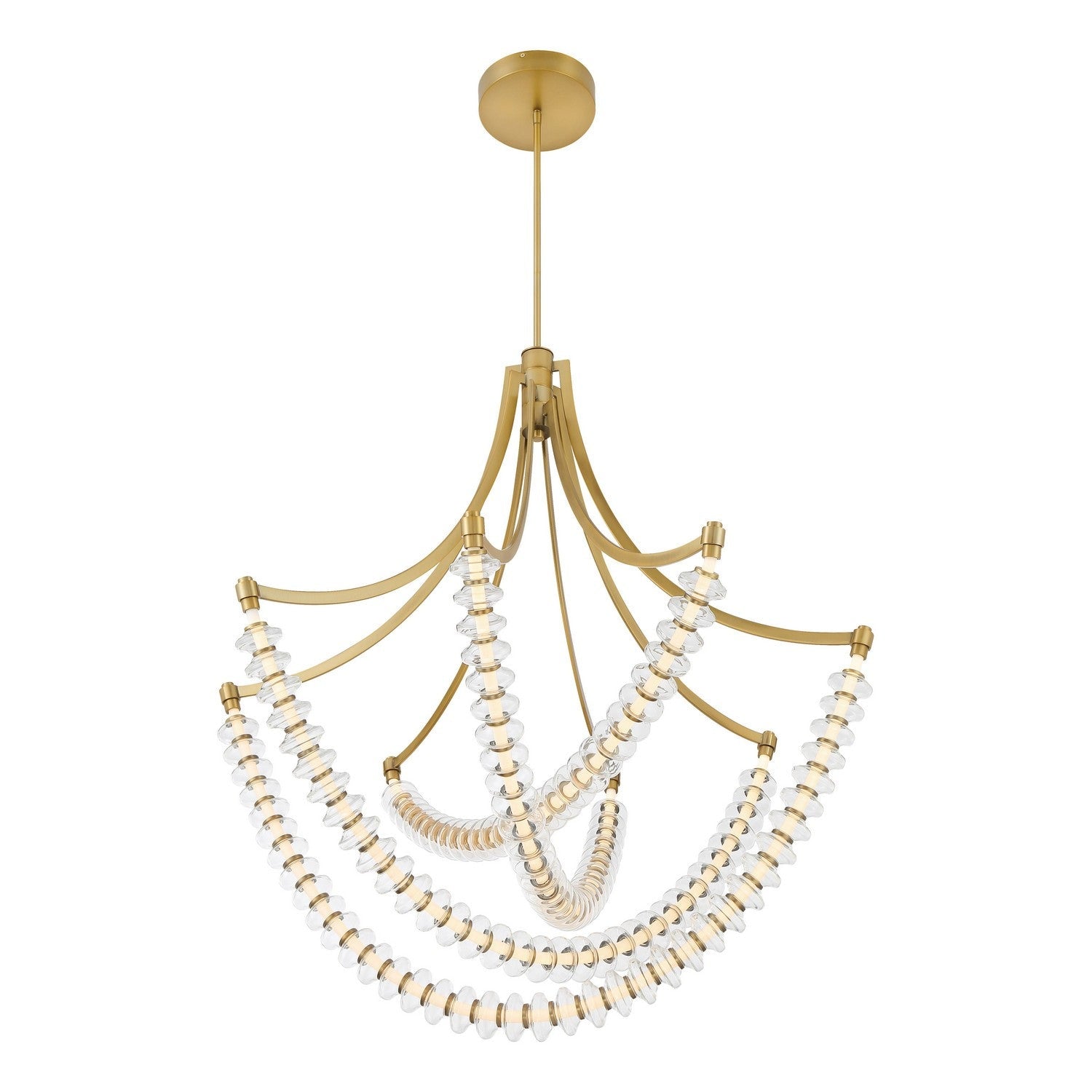 Minka-Lavery - 5647-732-L - LED Chandelier - Pearl - Legacy Brass