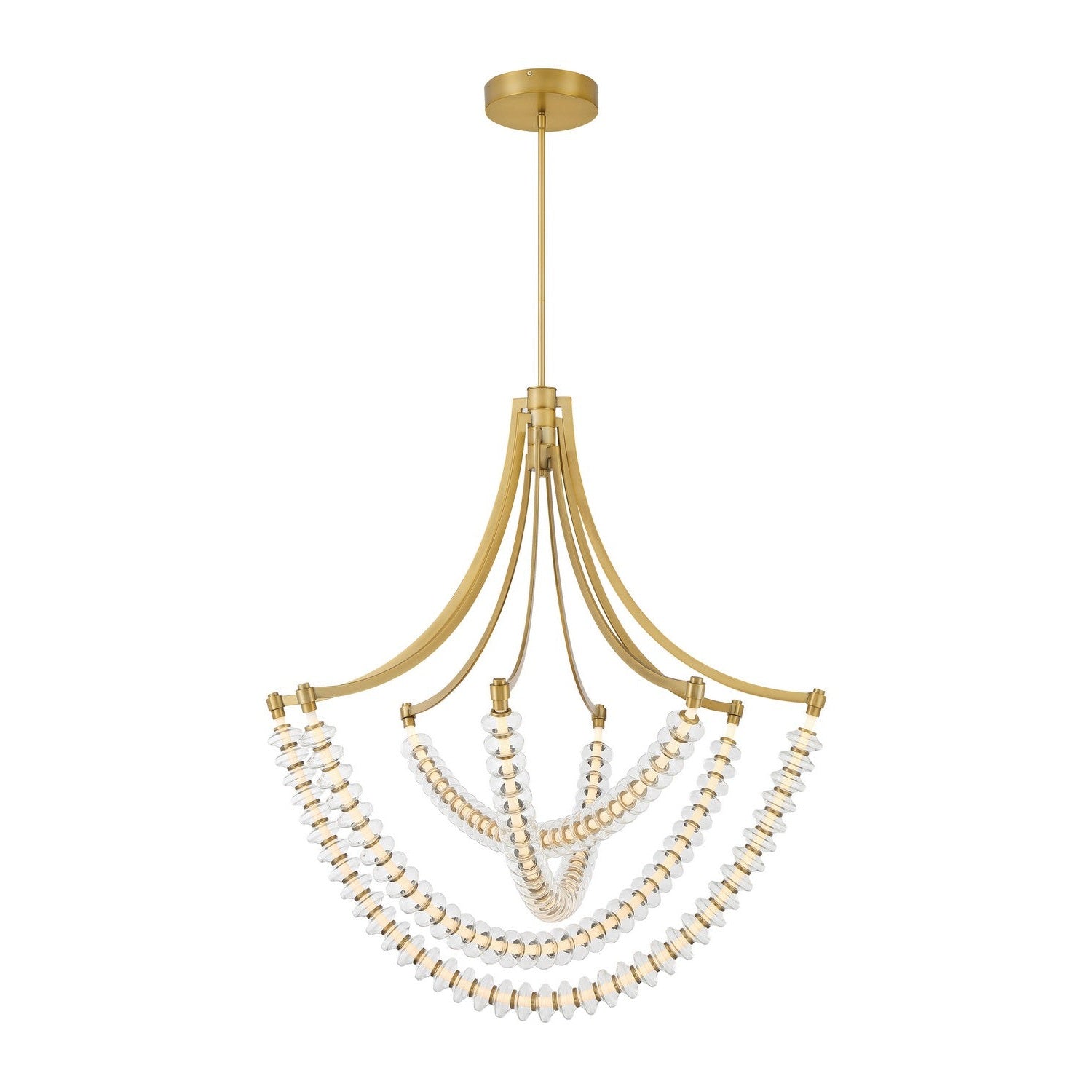 Minka-Lavery - 5647-732-L - LED Chandelier - Pearl - Legacy Brass
