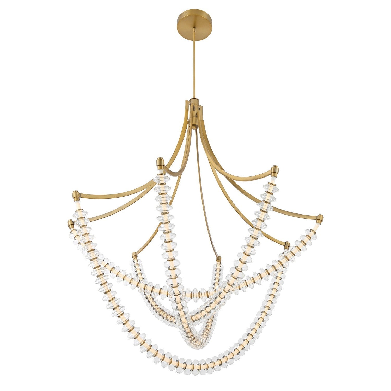 Minka-Lavery - 5648-732-L - LED Chandelier - Pearl - Legacy Brass