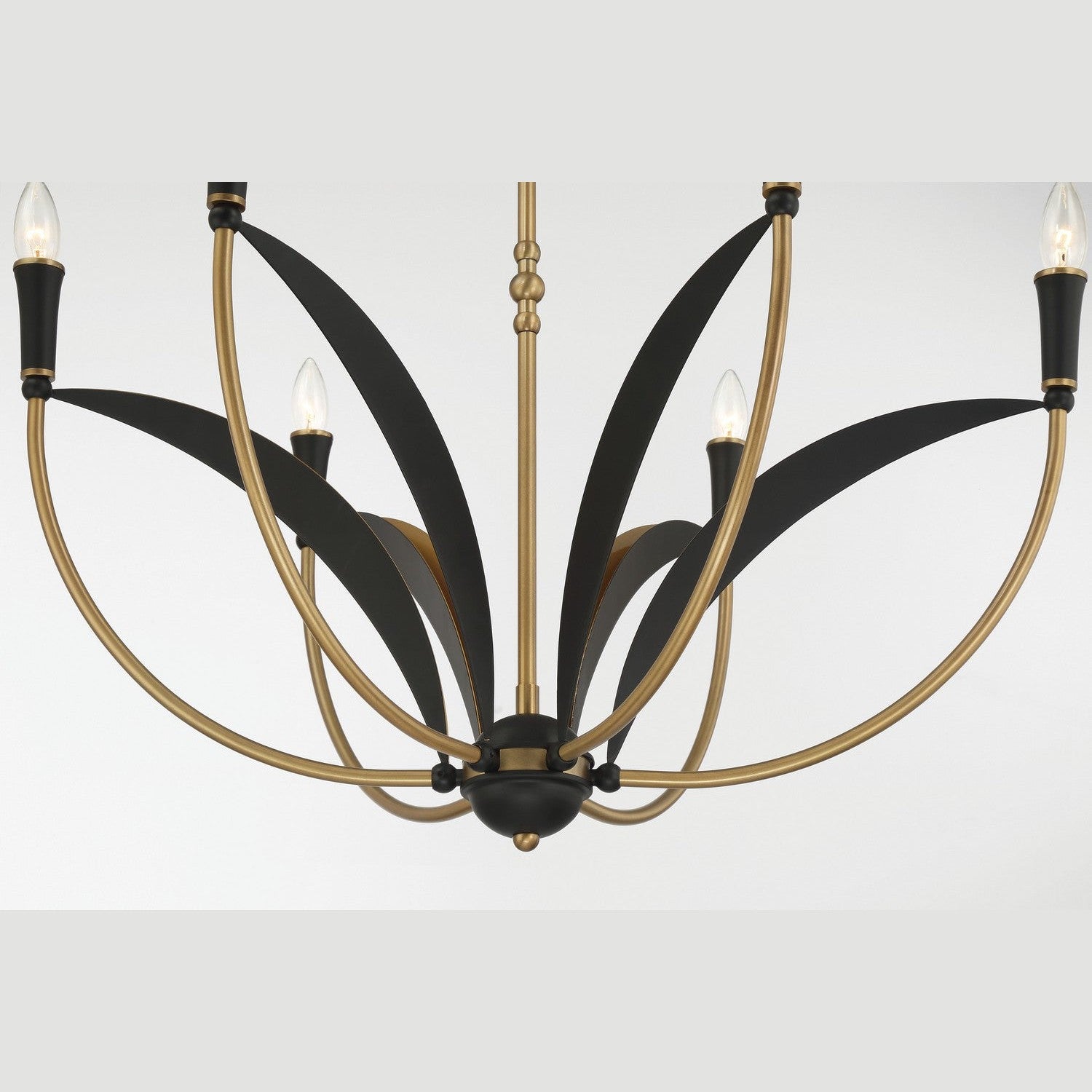 Minka-Lavery - 5696-782 - Six Light Chandelier - Miller - Legacy Brass & Sand Coal