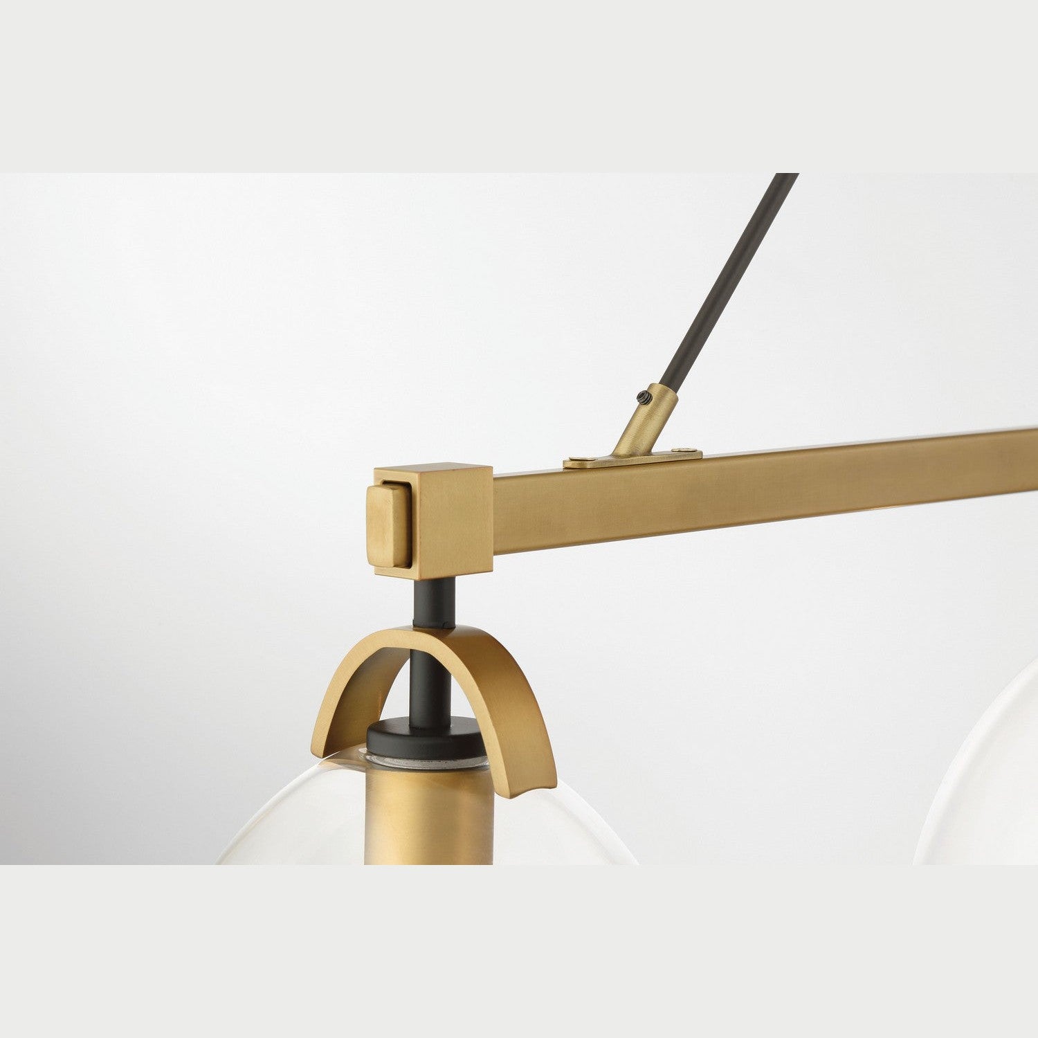 Minka-Lavery - 5717-876 - Four Light Island Pendant - Sommersby - Legacy Brass & Matte Coal