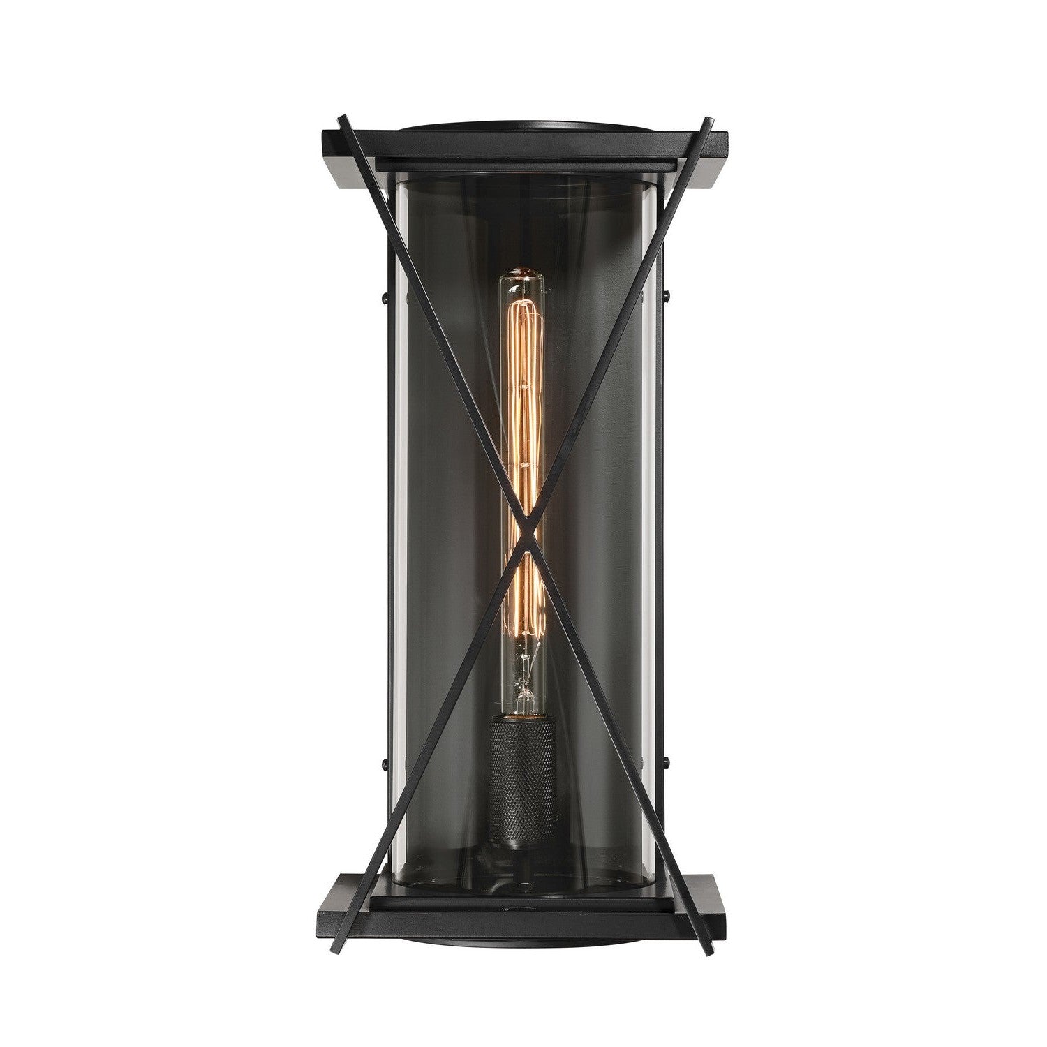 Minka-Lavery - 77602-899 - One Light Outdoor Wall Sconce - Rockhill - Dark Matte Black