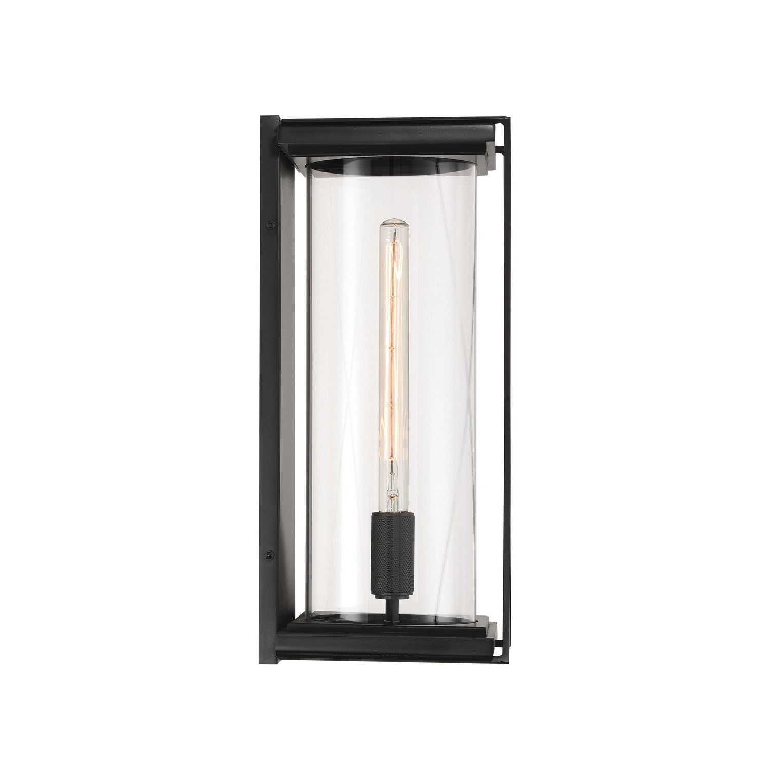 Minka-Lavery - 77602-899 - One Light Outdoor Wall Sconce - Rockhill - Dark Matte Black