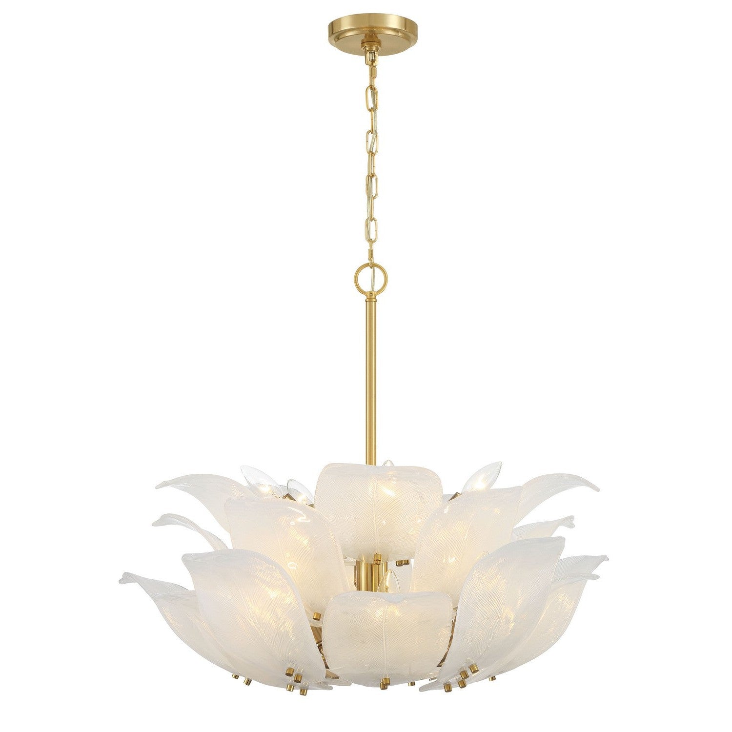 Metropolitan - N2215-732 - Ten Light Pendant - Orchid - Legacy Brass