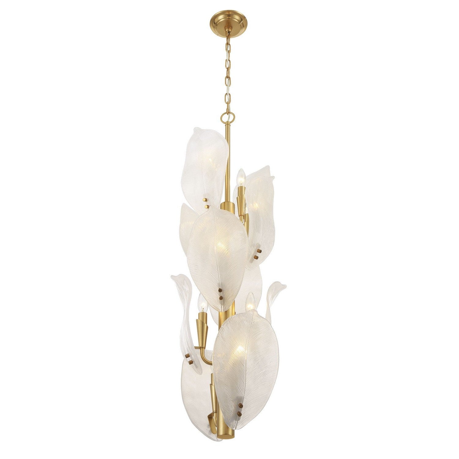 Metropolitan - N2216-732 - Ten Light Pendant - Orchid - Legacy Brass