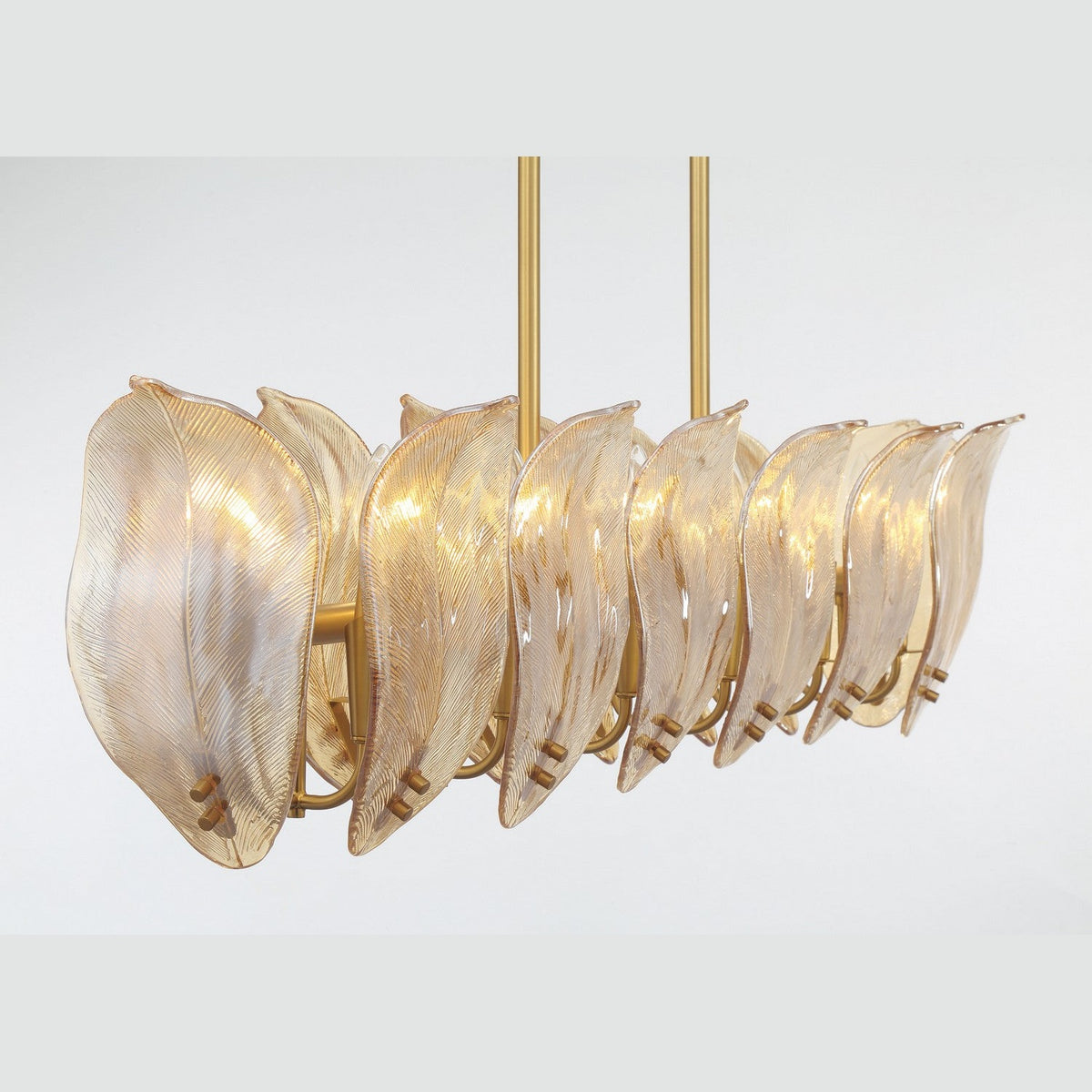 Metropolitan - N2217-A-732 - 14 Light Island Pendant - Orchid - Legacy Brass