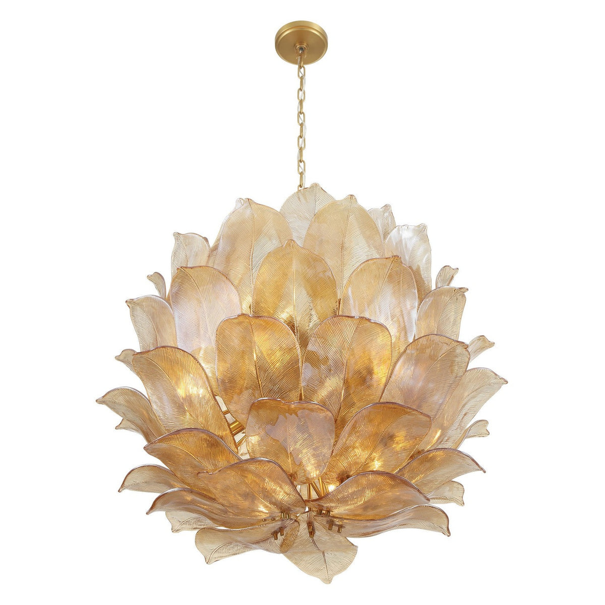Metropolitan - N2219-A-732 - 24 Light Pendant - Orchid - Legacy Brass