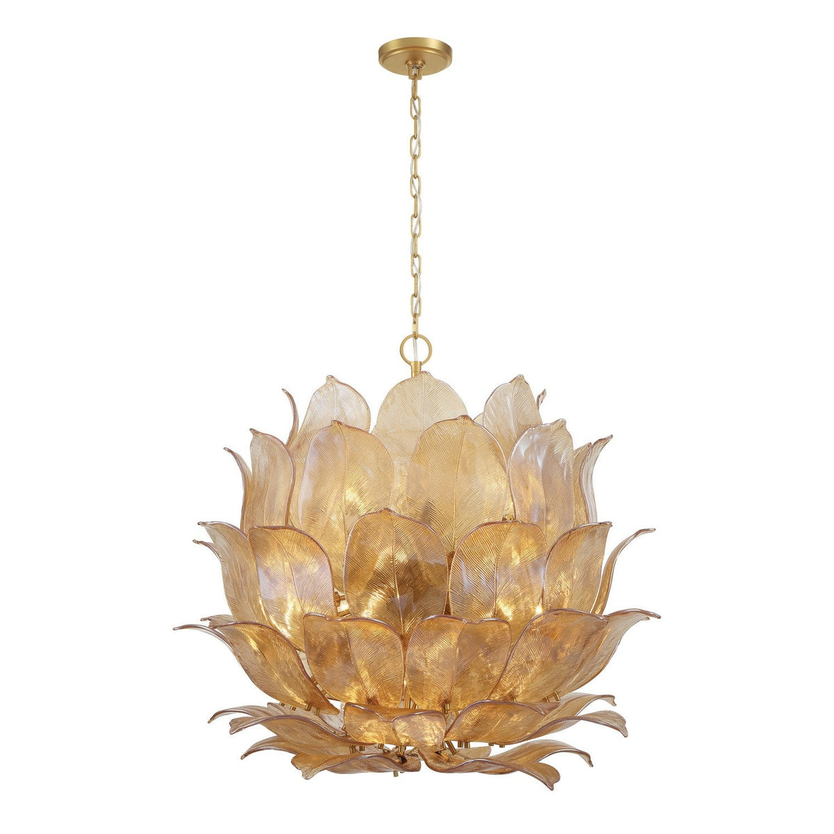 Metropolitan - N2219-A-732 - 24 Light Pendant - Orchid - Legacy Brass