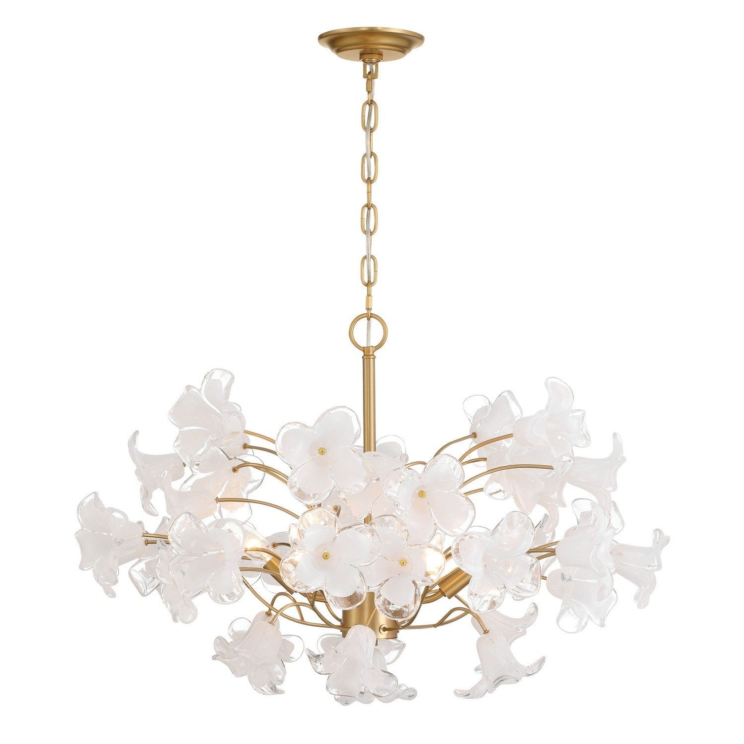 Metropolitan - N2226-732 - Six Light Chandelier - Bloome - Legacy Brass
