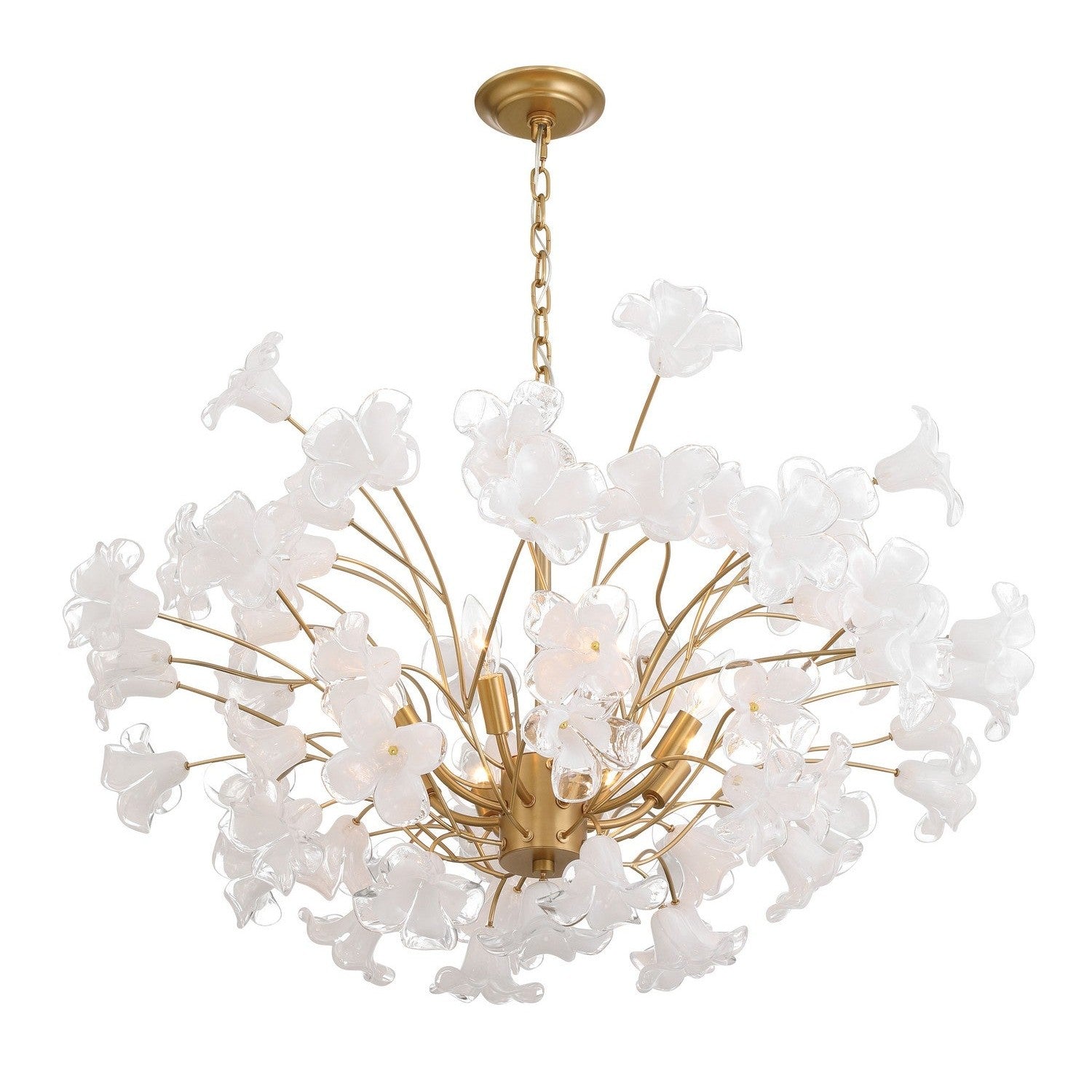 Metropolitan - N2228-732 - Eight Light Chandelier - Bloome - Legacy Brass