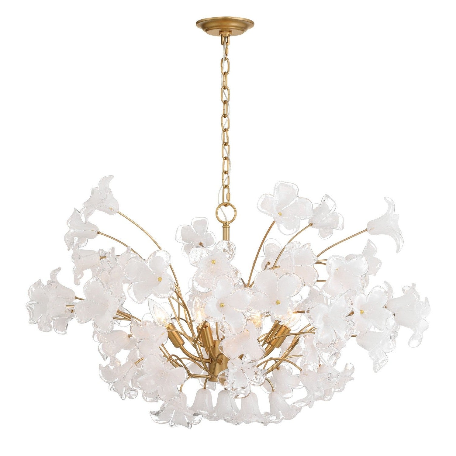 Metropolitan - N2228-732 - Eight Light Chandelier - Bloome - Legacy Brass