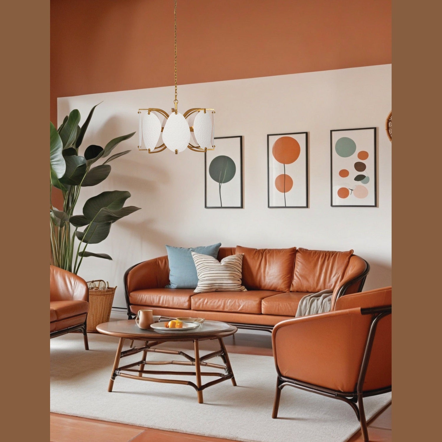 Kalco - 525457OL - Ten Light Pendant - ALIFORM - Oxidized Gold Leaf