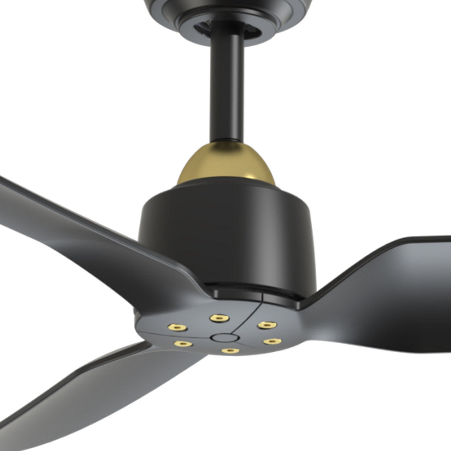 Kuzco Lighting - CF92952-BG/MB - 52"Ceiling Fan - Hugo - Brushed Gold/Matte Black