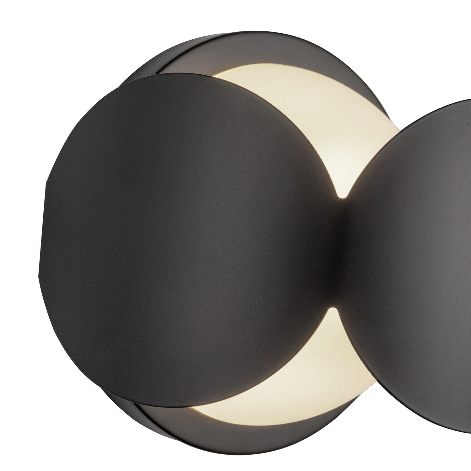 Kuzco Lighting - WS59810-BK/OP - One Light Wall Sconce - Ciel - Black/Opal Glass