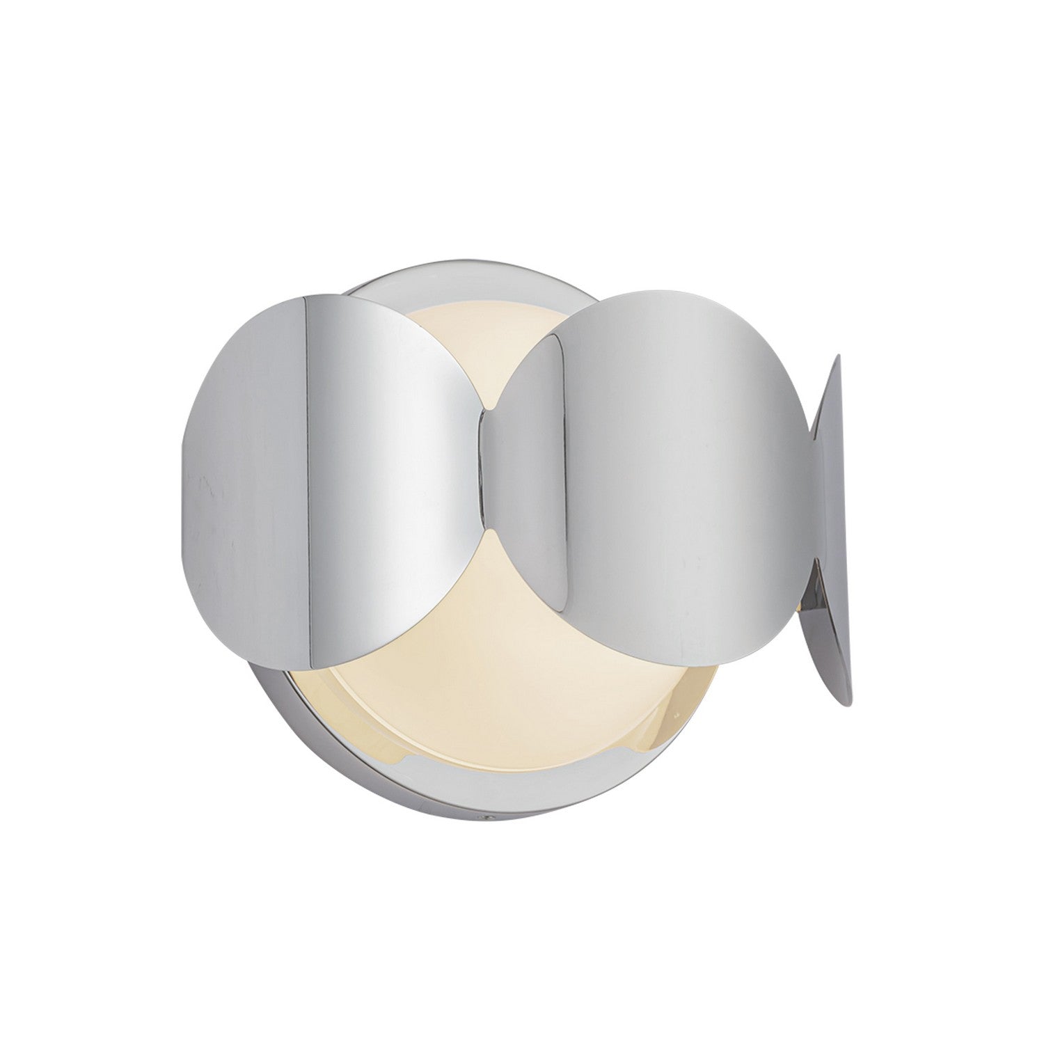 Kuzco Lighting - WS59810-CH/OP - One Light Wall Sconce - Ciel - Chrome/Opal Glass