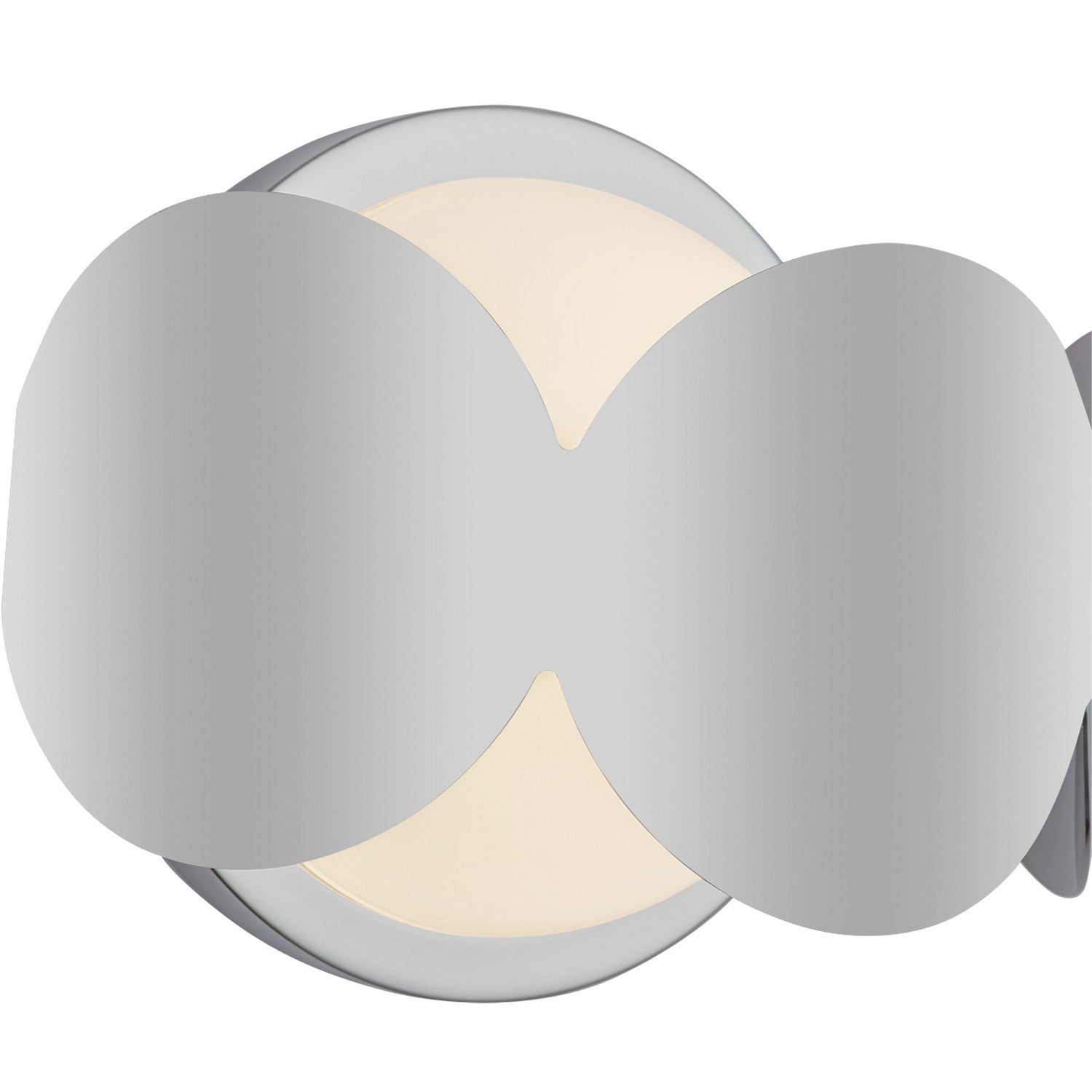 Kuzco Lighting - WS59810-CH/OP - One Light Wall Sconce - Ciel - Chrome/Opal Glass