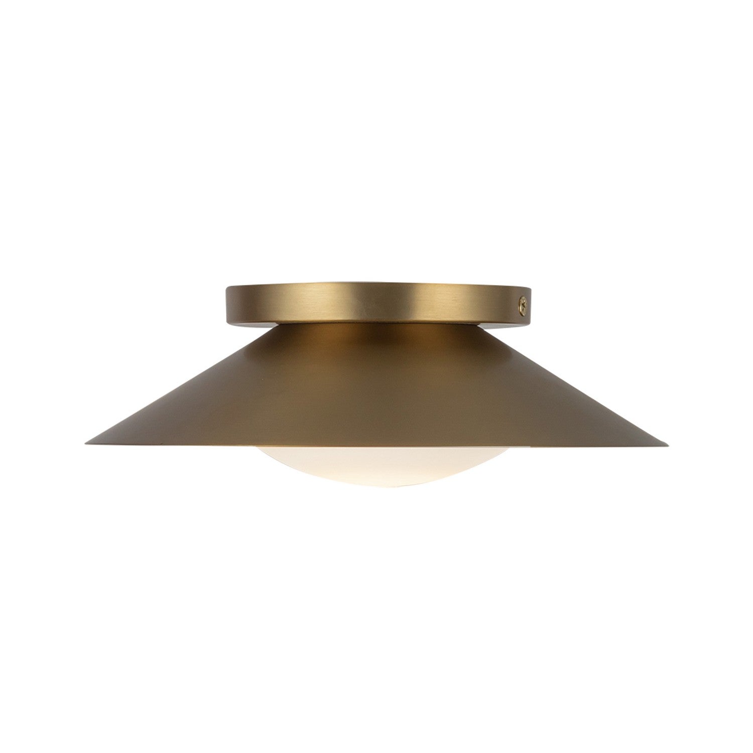 Kuzco Lighting - WS77909-BG/OP - LED Wall Sconce - Cleo - Brushed Gold/Opal Glass