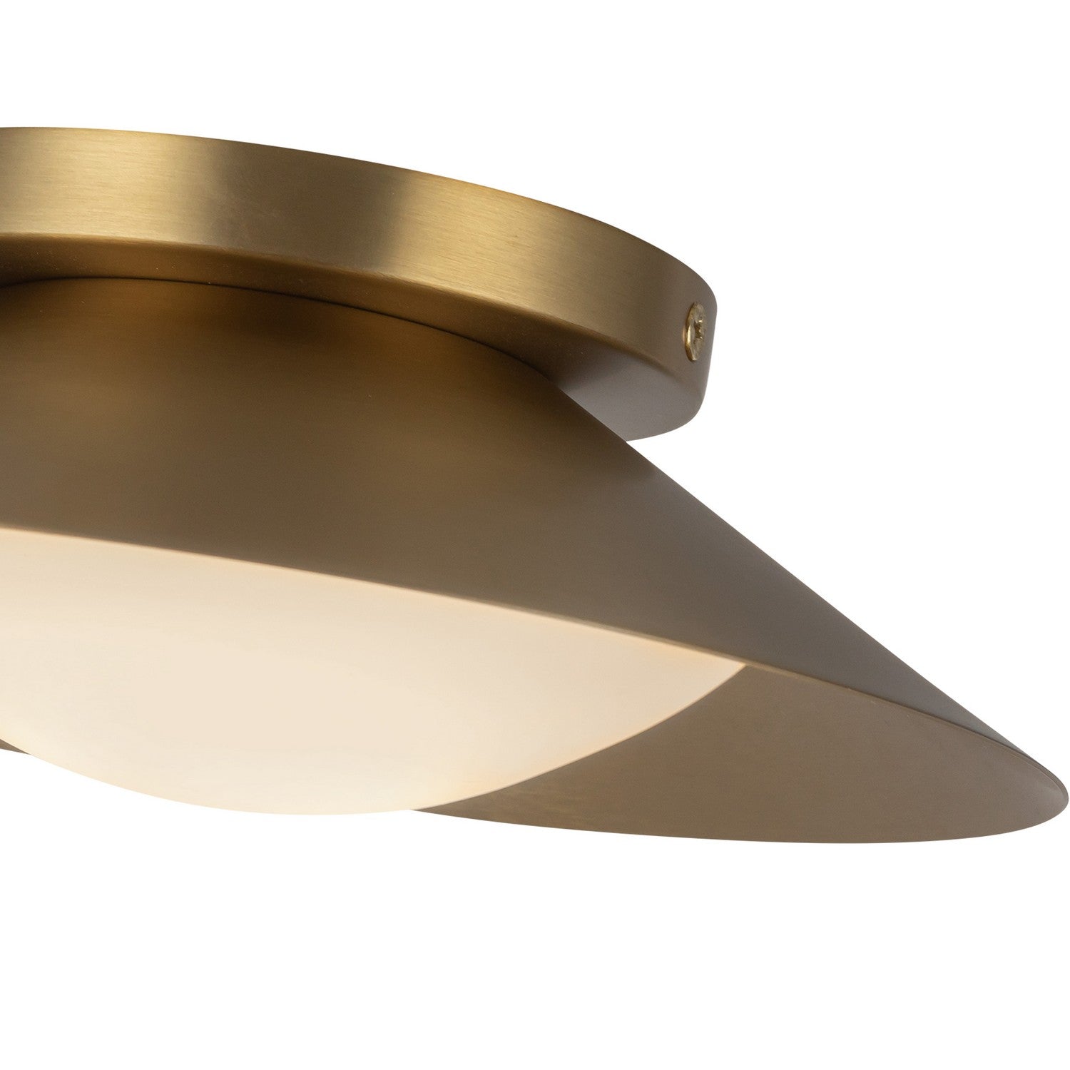 Kuzco Lighting - WS77909-BG/OP - LED Wall Sconce - Cleo - Brushed Gold/Opal Glass