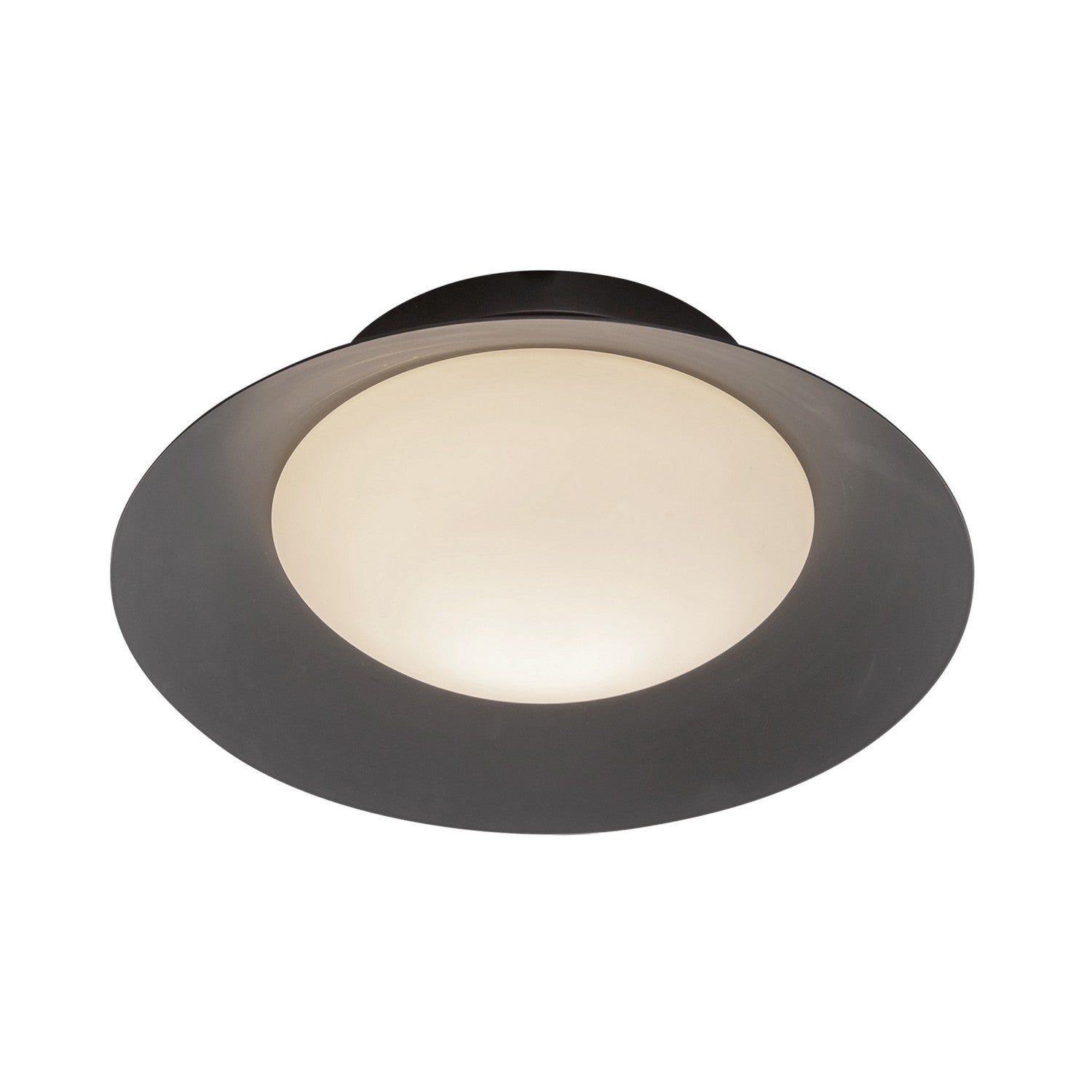 Kuzco Lighting - WS77909-BK/OP - LED Wall Sconce - Cleo - Black/Opal Glass