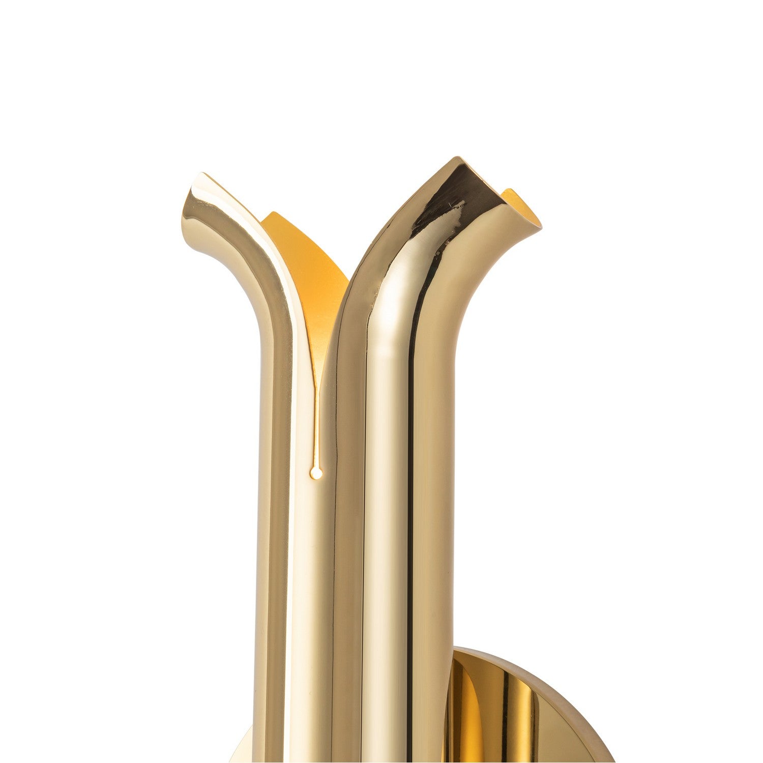 Kuzco Lighting - WS89714-MRB - LED Wall Sconce - Husk - Metallic Brass