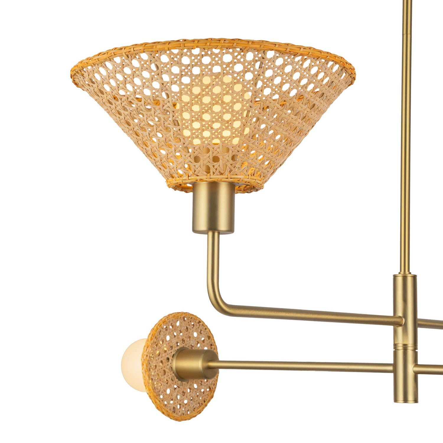 Alora - CH432438BG - Four Light Chandelier - Piper - Brushed Gold