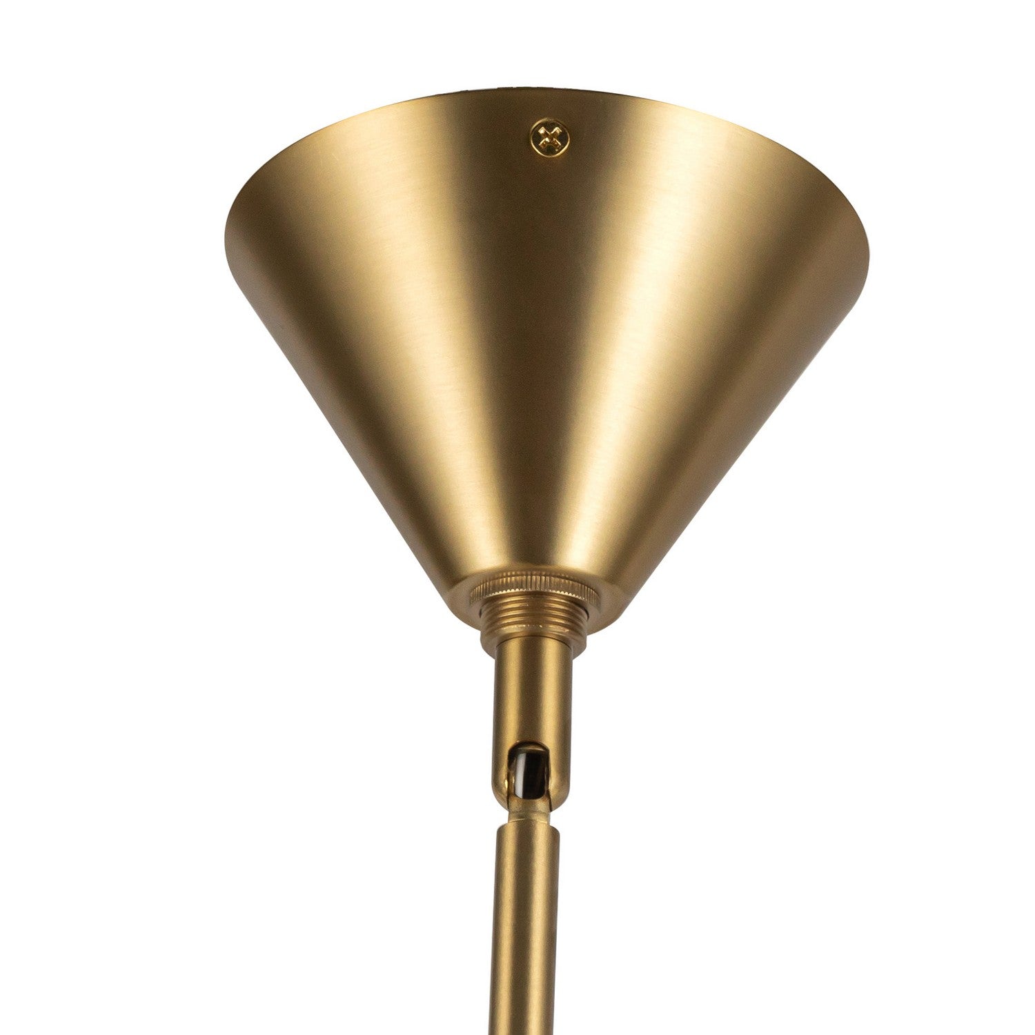 Alora - CH497445BGWL - Four Light Chandelier - Bridgette - Brushed Gold/White Linen