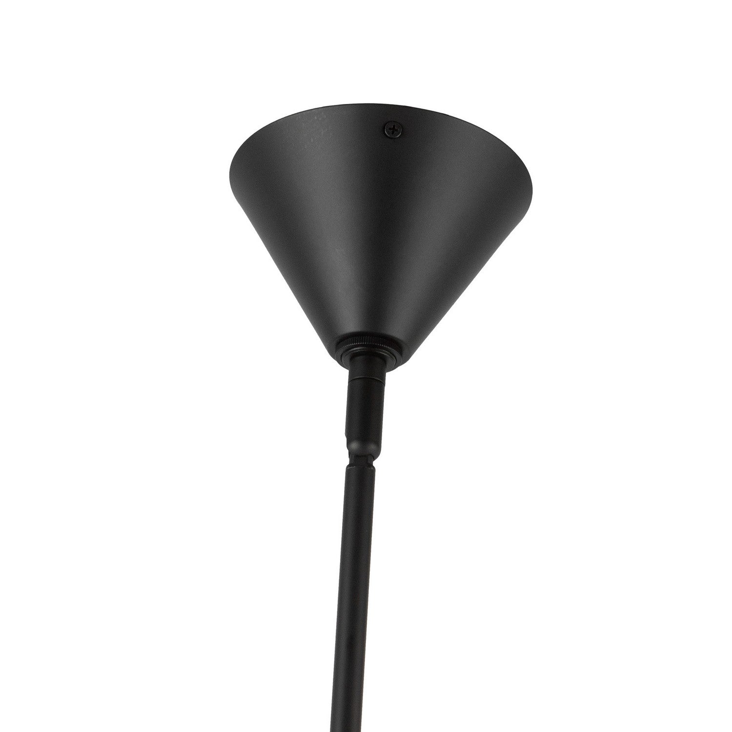 Alora - CH497445MBWL - Four Light Chandelier - Bridgette - Matte Black/White Linen