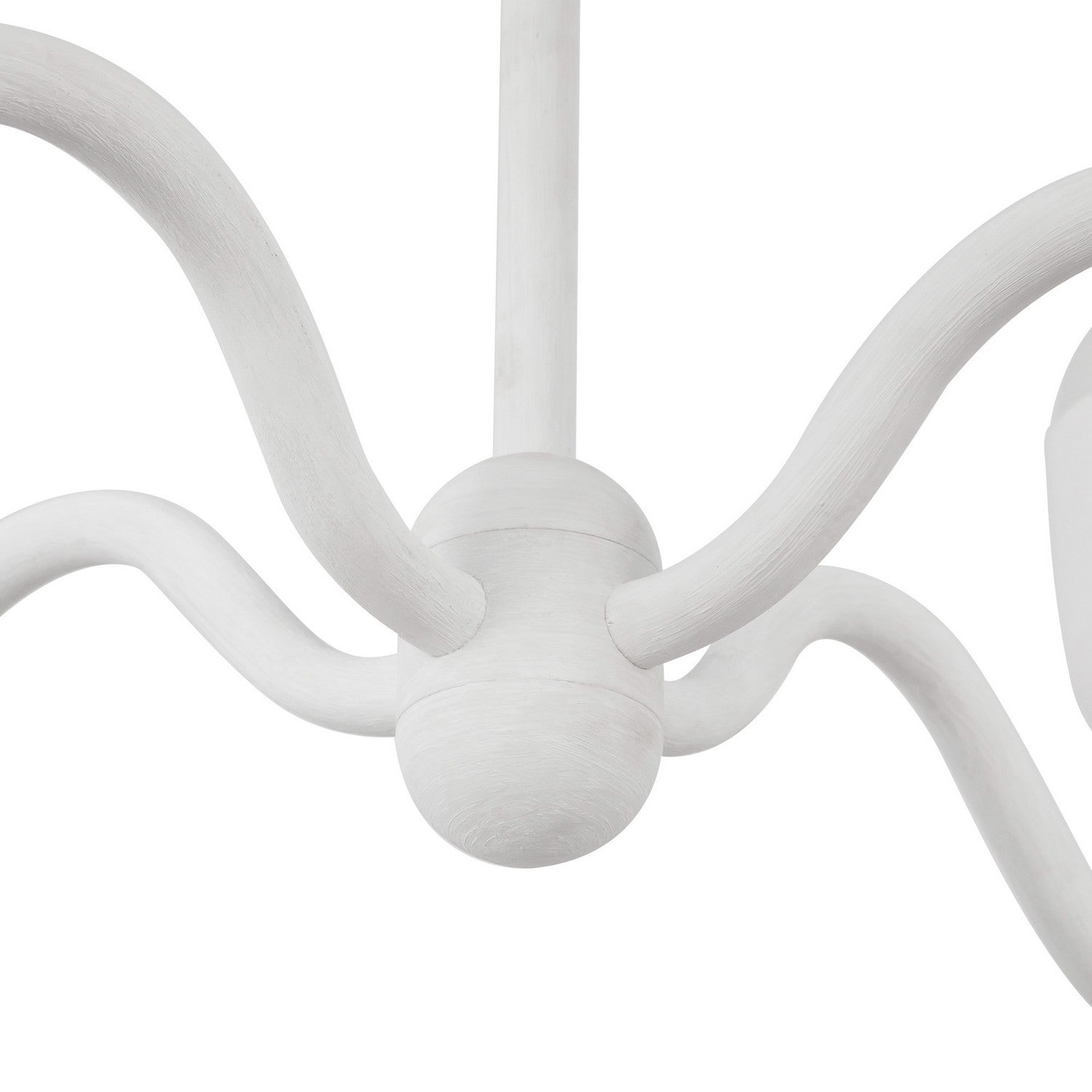 Alora - CH558427AWOP - Four Light Chandelier - Effie - Antique White/Opal Glass