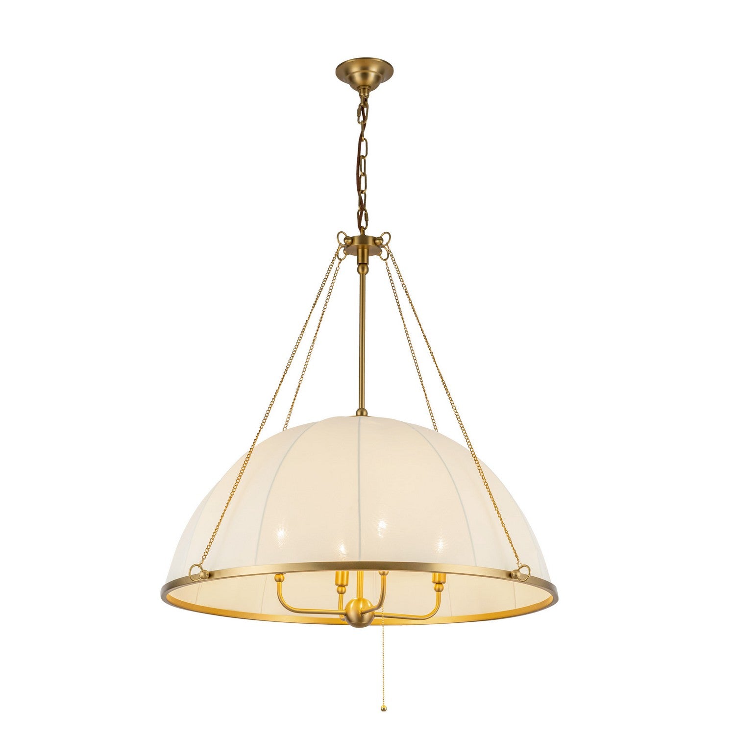 Alora - CH661433BG - Four Light Chandelier - Crosby - Brushed Gold