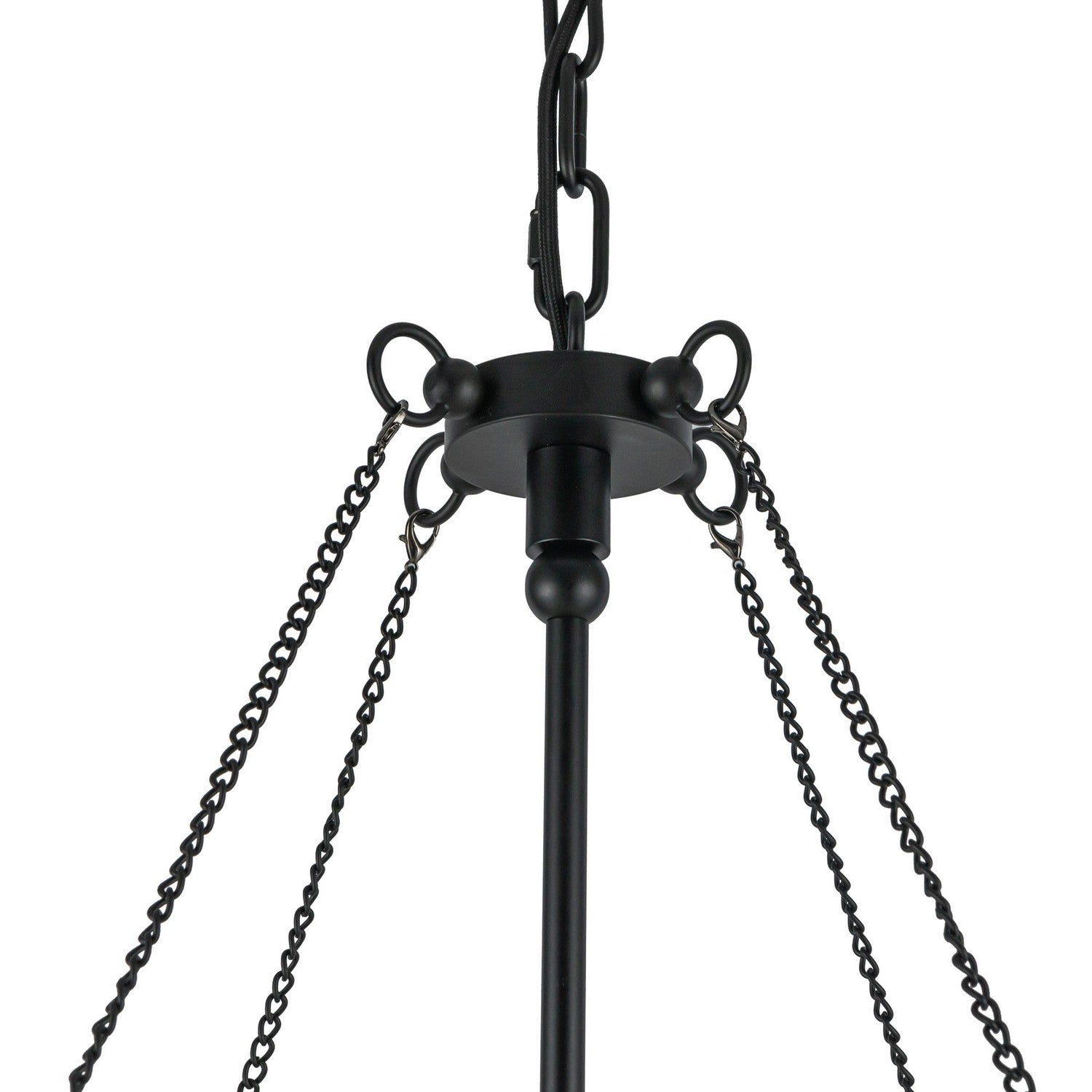 Alora - CH661433MB - Four Light Chandelier - Crosby - Matte Black