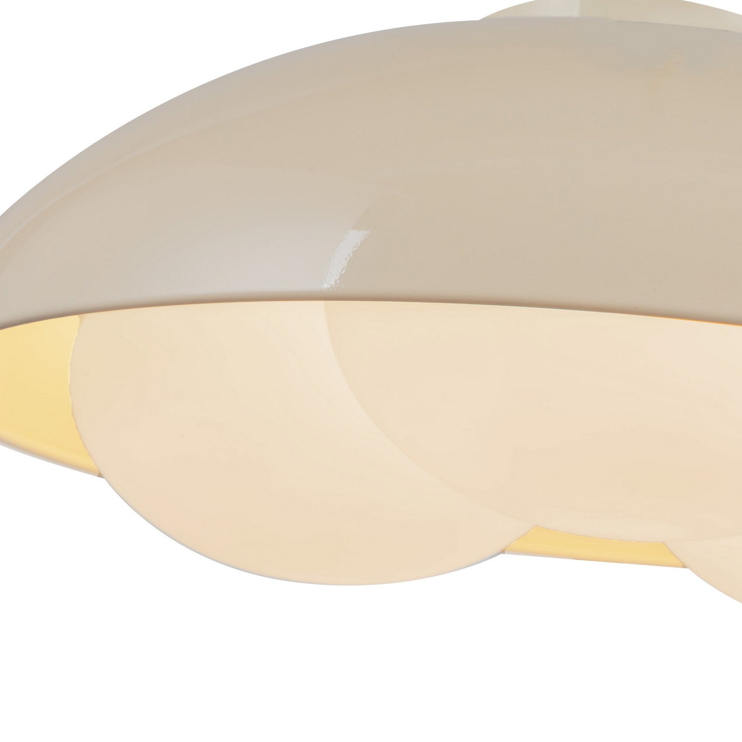 Alora - FM495316PWOP - Three Light Flush Mount - Robyn - Pearl White/Opal Glass