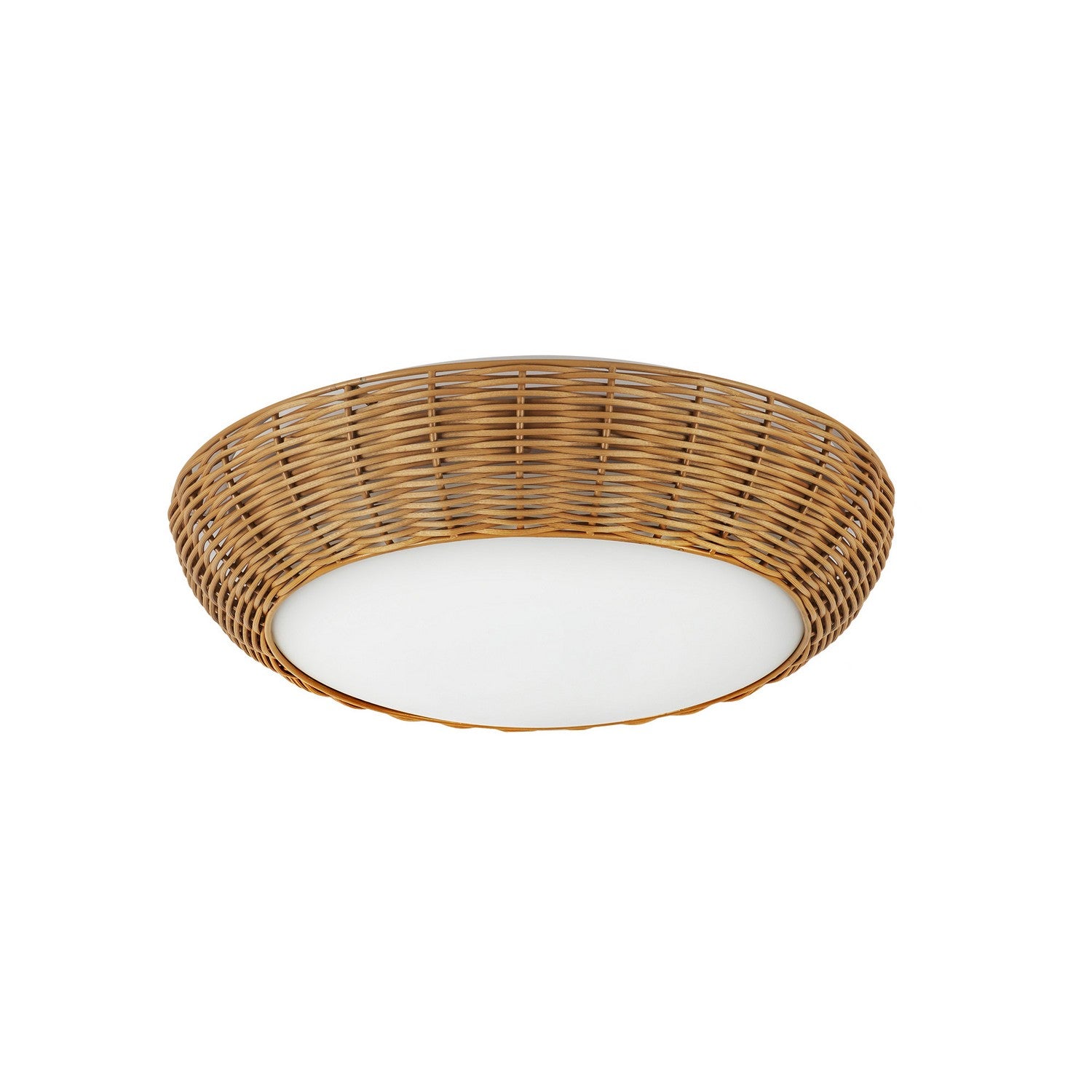 Alora - FM511014RA - Two Light Flush Mount - Merida - Rattan