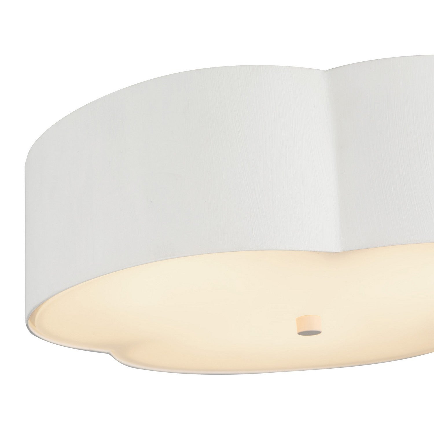 Alora - FM566314AW - Three Light Flush Mount - Adella - Antique White